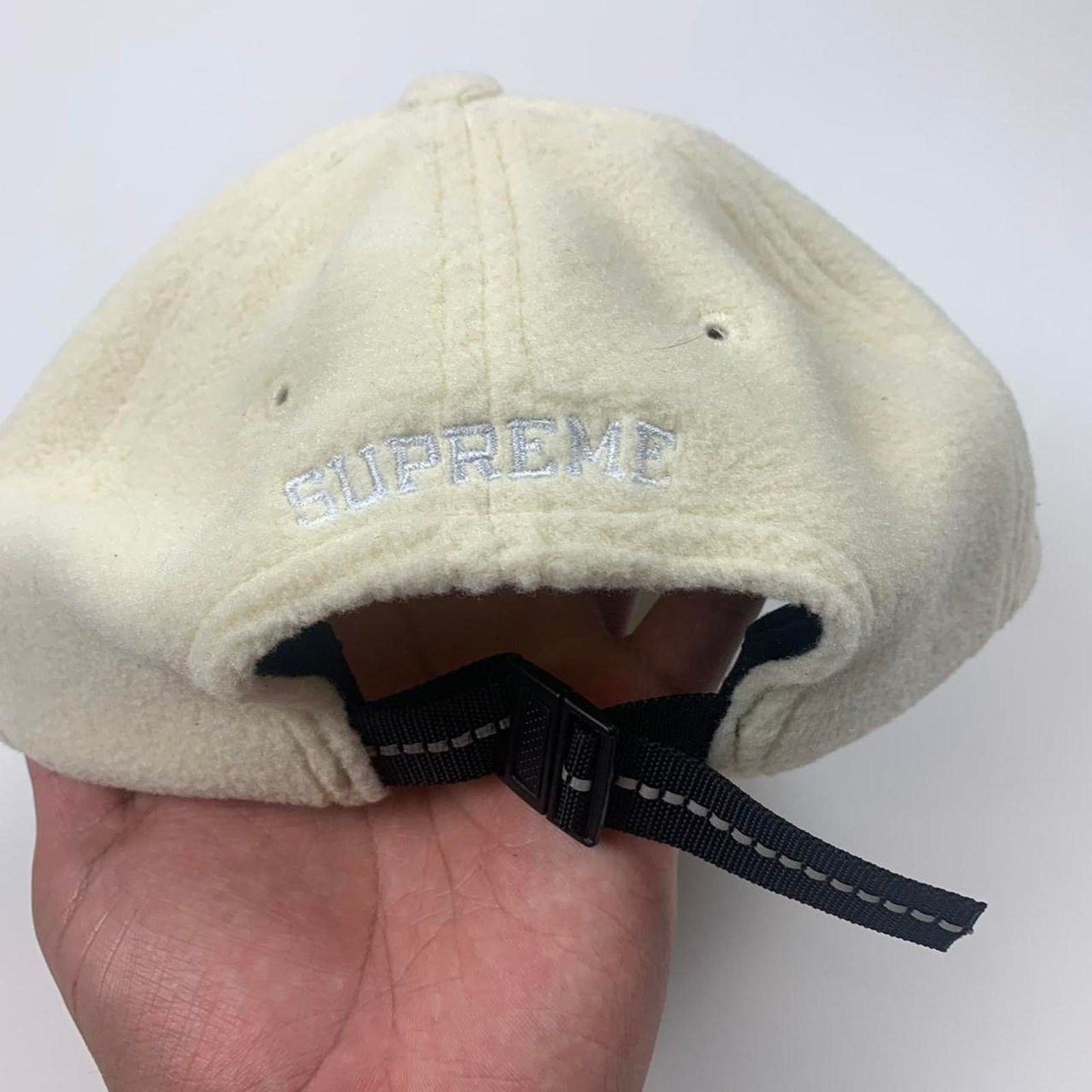 Supreme 2018 Supreme Polartec S Logo 6-Panel “Natural” Size ONE SIZE - 3 Thumbnail