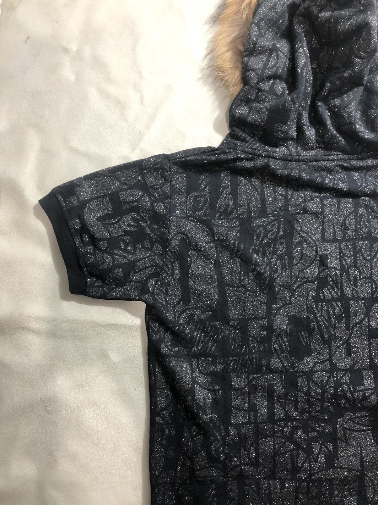 If Six Was Nine × Japanese Brand × Le Grande Bleu (L.G.B.) Japanese Gothic Poem Fur Hoodie Zip Ifsixwasnine Style Size US L / EU 52-54 / 3 - 9 Thumbnail