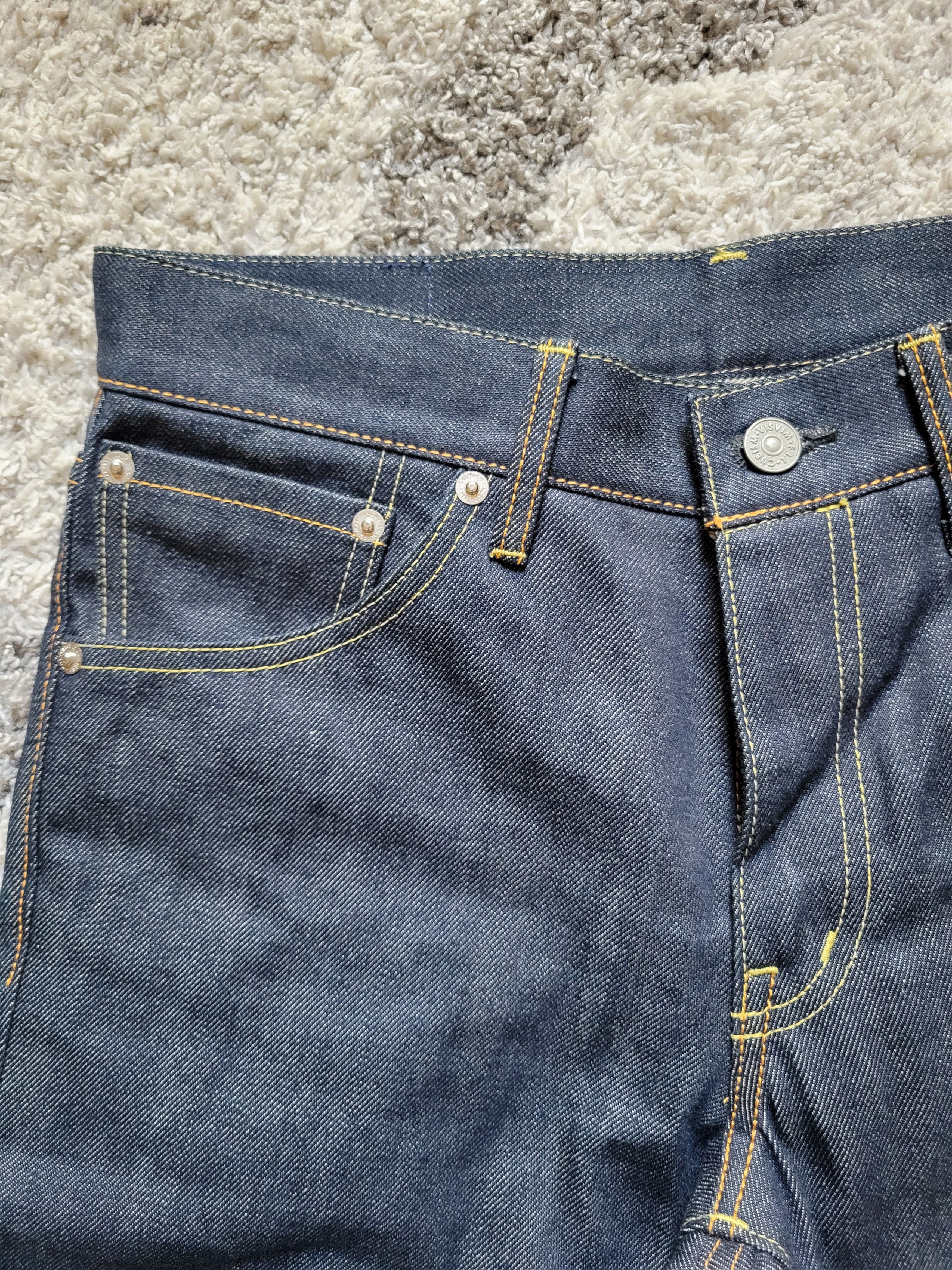 Visvim 04R Raw Denim Slim/Skinny Fit Size US 30 / EU 46 - 7 Thumbnail
