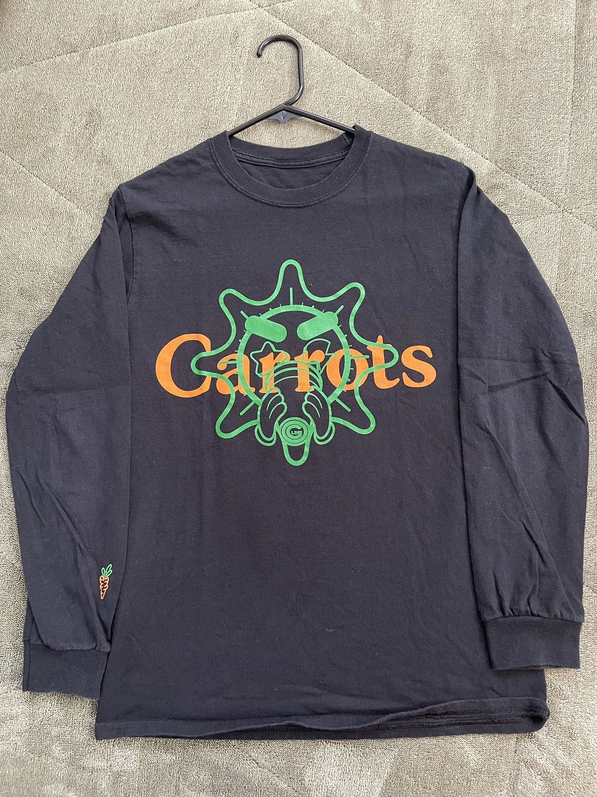 Carrots by Anwar Carrots × Glo Gang Glo Gang x Carrots blk longsleeve Small Size US S / EU 44-46 / 1 - 2 Thumbnail