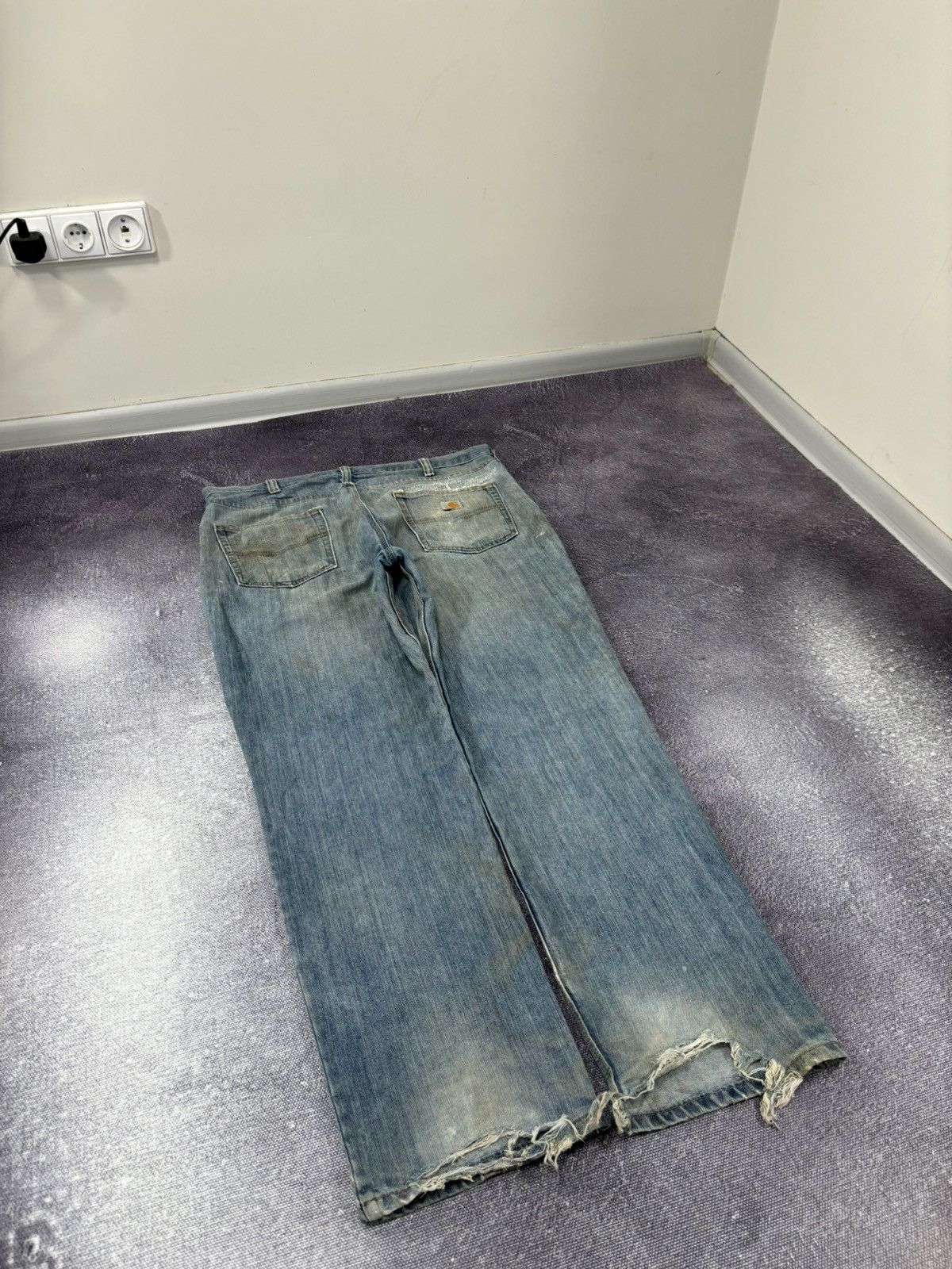 Carhartt Vintage Carhartt Workwear Y2K Faded Hype Denim Baggy Jeans Size US 38 / EU 54 - 3 Thumbnail