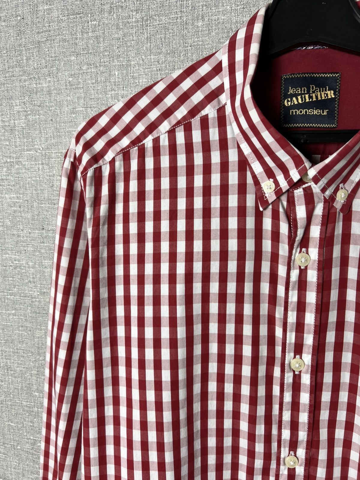 Jean Paul Gaultier Jean Paul Gaultier Checkered Button Long Sleeve Shirt JPG Size US M / EU 48-50 / 2 - 3 Thumbnail