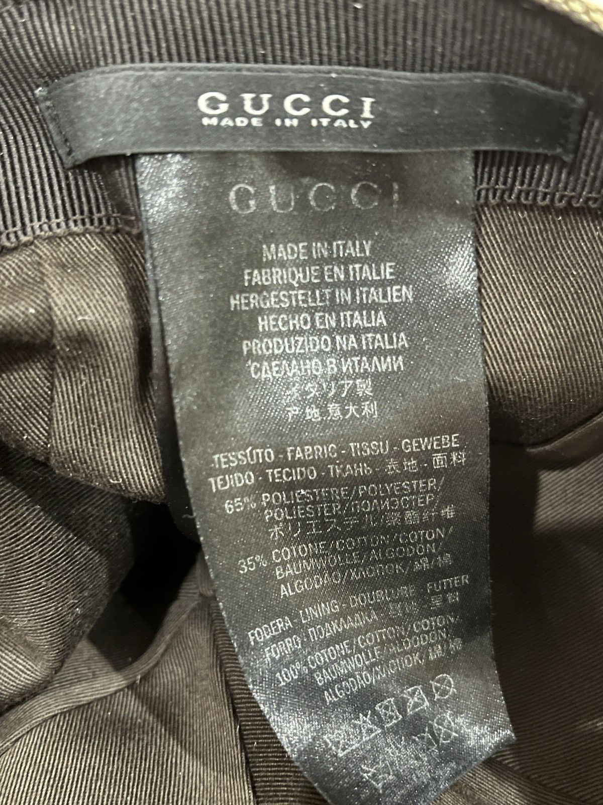 Gucci GG canvas baseball hat with Web Size 46 - 5 Thumbnail