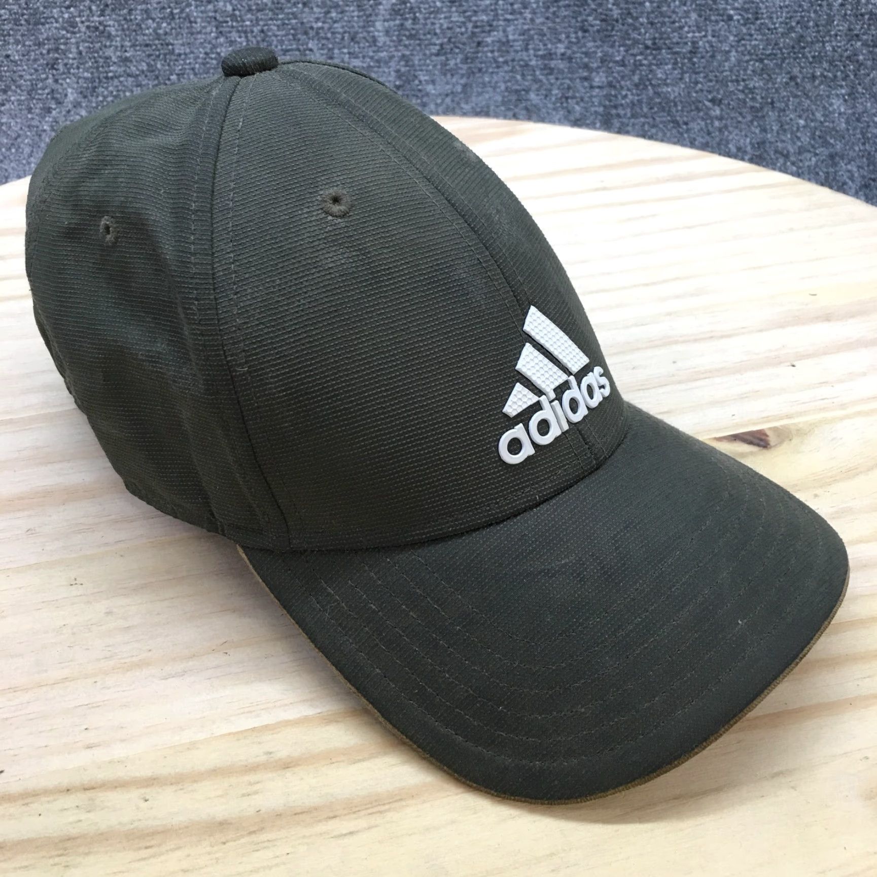 Adidas Adidas Baseball Cap Hat Mens Gray One Size Adjustable Curved Bill Casual Comfort Size ONE SIZE - 2 Thumbnail