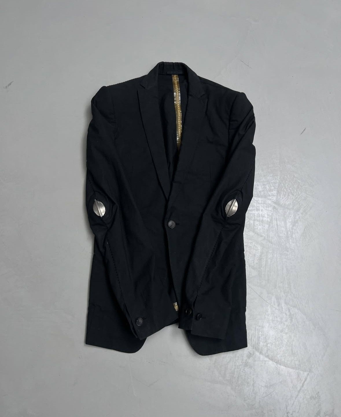 CAROL CHRISTIAN POELL BLACK PROSTHETIC BLAZER Blazers