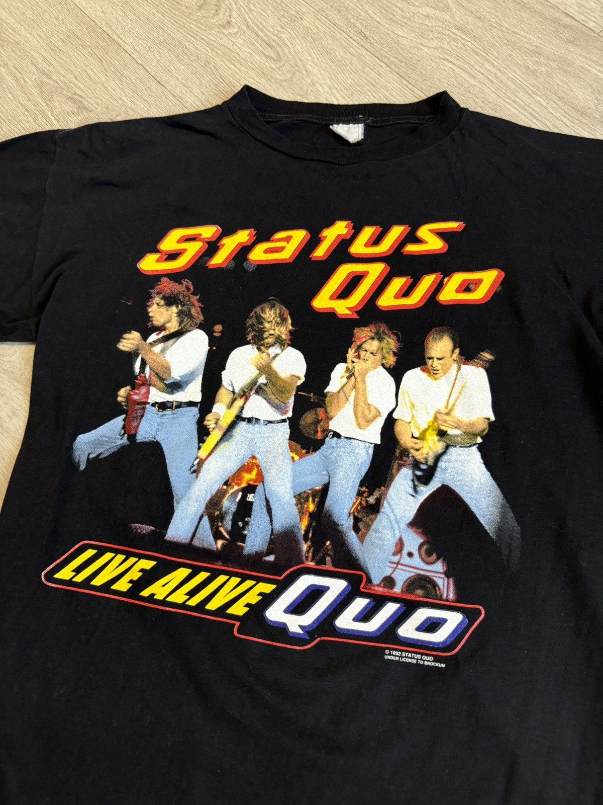 Band Tees 🔷Vintage Status Quo 1992 T-shirt🔷 Size US XL / EU 56 / 4 - 3 Thumbnail
