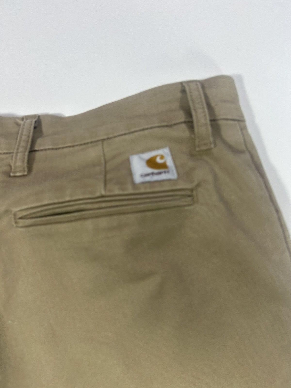 Carhartt Mens Carhartt sid pants trousers W34 L32 beige Size US 34 / EU 50 - 5 Thumbnail