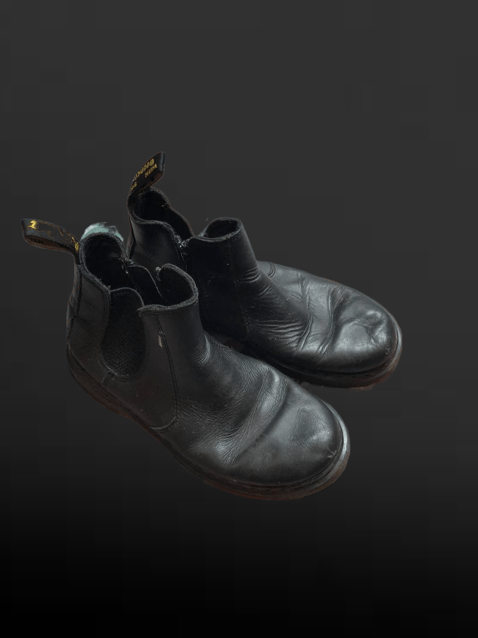 Dr. Martens Dr Martens kids Leather Zip Up Ankle Boots size 34 Size US 4 / IT 34 - 1 Thumbnail