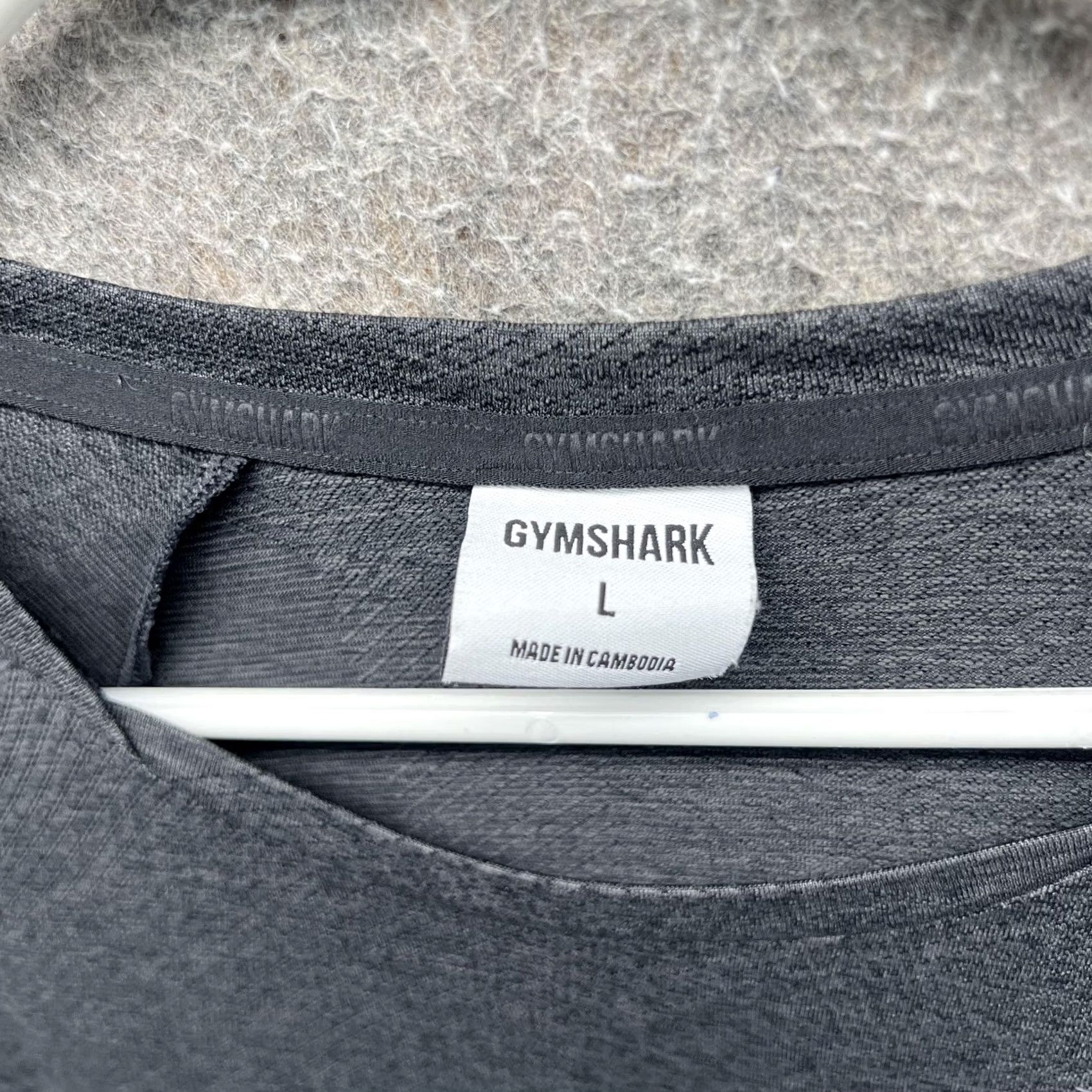 Gymshark Gymshark Shirt Mens L Gray Long Sleeve Performance Training Athletic Top Size US L / EU 52-54 / 3 - 5 Thumbnail