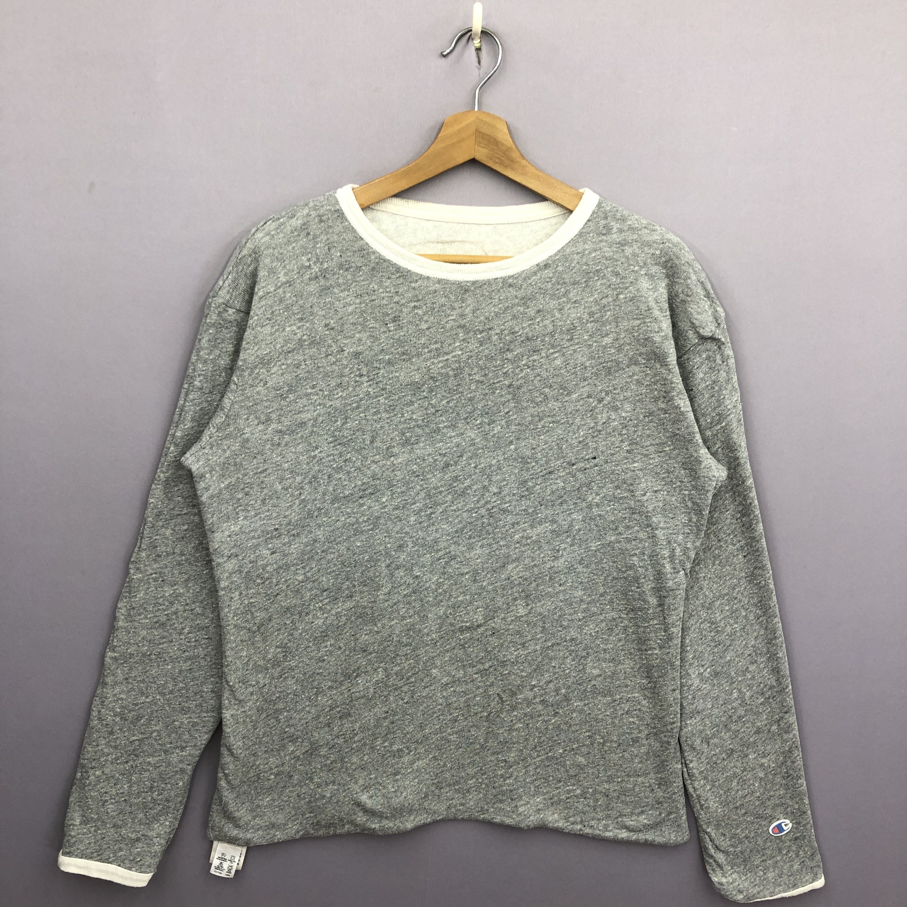 Champion × Vintage 90s Champion Middle River 75 Sweater Reversible Sweatshirt Size S / US 4 / IT 40 - 2 Thumbnail