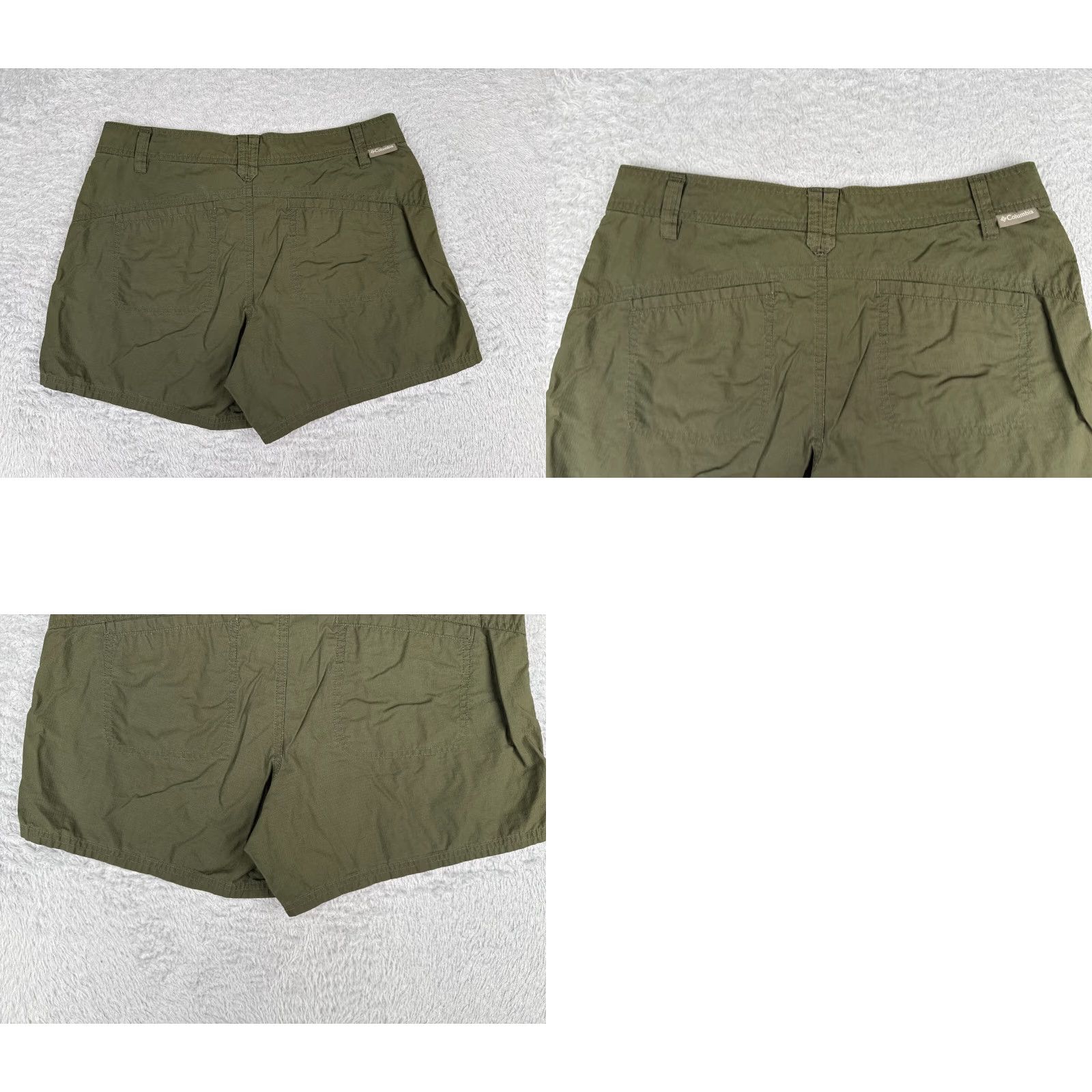 Vintage VINTAGE Columbia Shorts Women 10 Green Cargo Rip-Stop 100% Cotton XCO Hike Camp Size 32" / US 10 / IT 46 - 9 Thumbnail