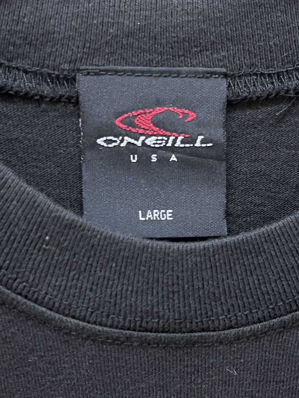 O'Neill × Vintage Vintage 90s Oneill Usa Surf Skate Tee Size US L / EU 52-54 / 3 - 5 Thumbnail