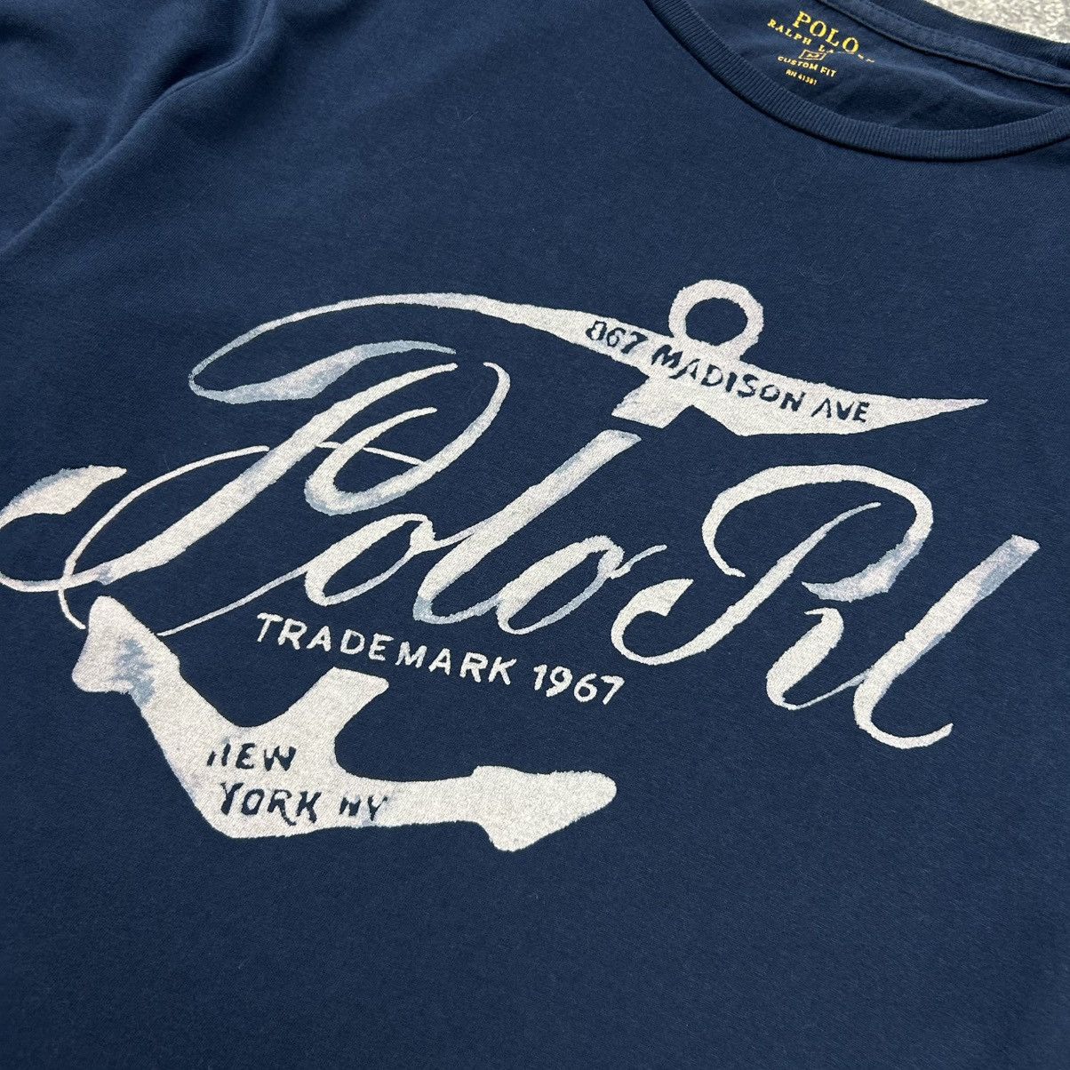 Polo Ralph Lauren Mens Polo Ralph Lauren Big Logo Streetwear designer tee sz M Size US M / EU 48-50 / 2 - 3 Thumbnail