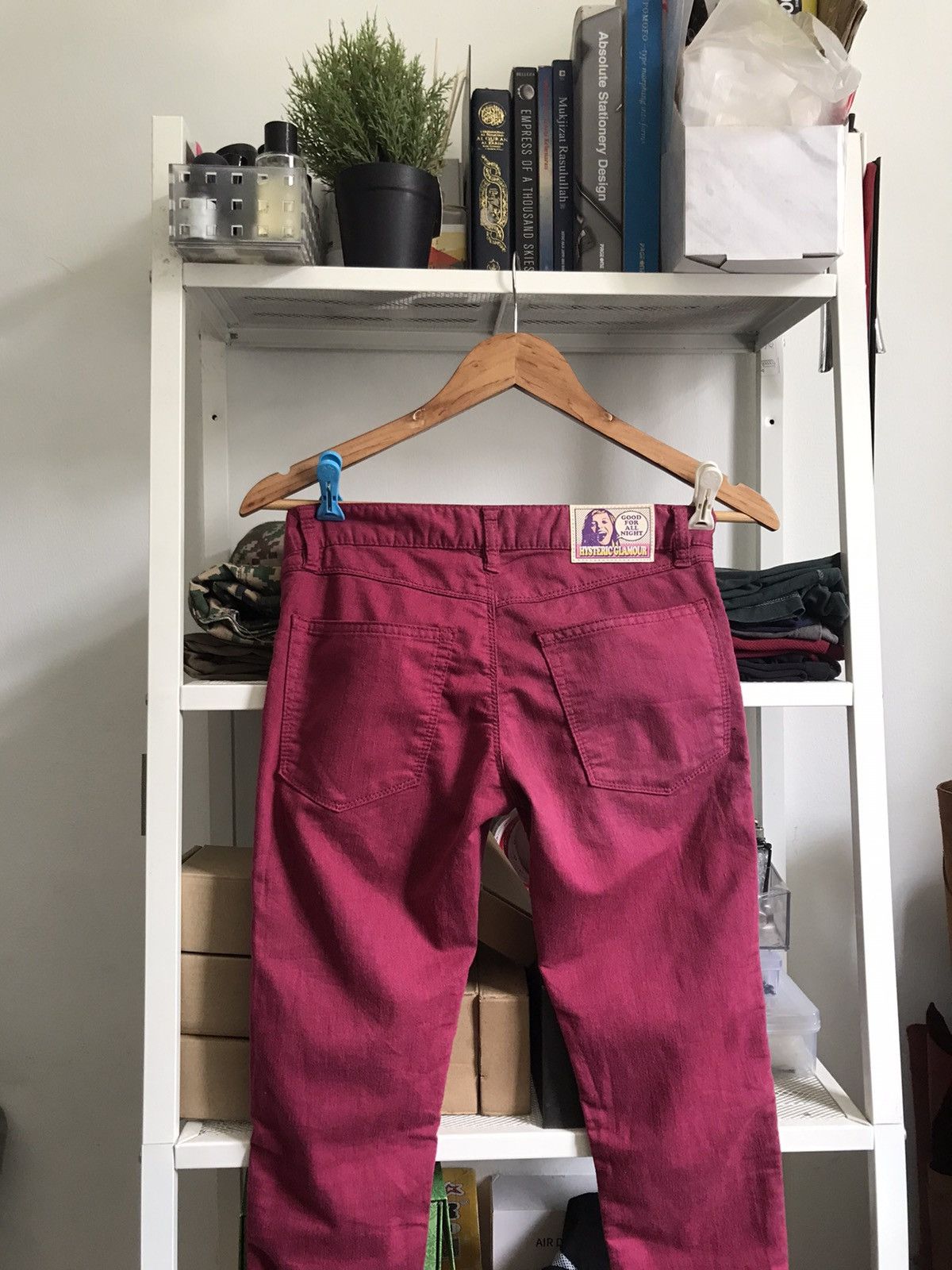 Hysteric Glamour Steal🔥 VINTAGE Hysteric Glamour Pink Jeans Size 23" - 3 Thumbnail