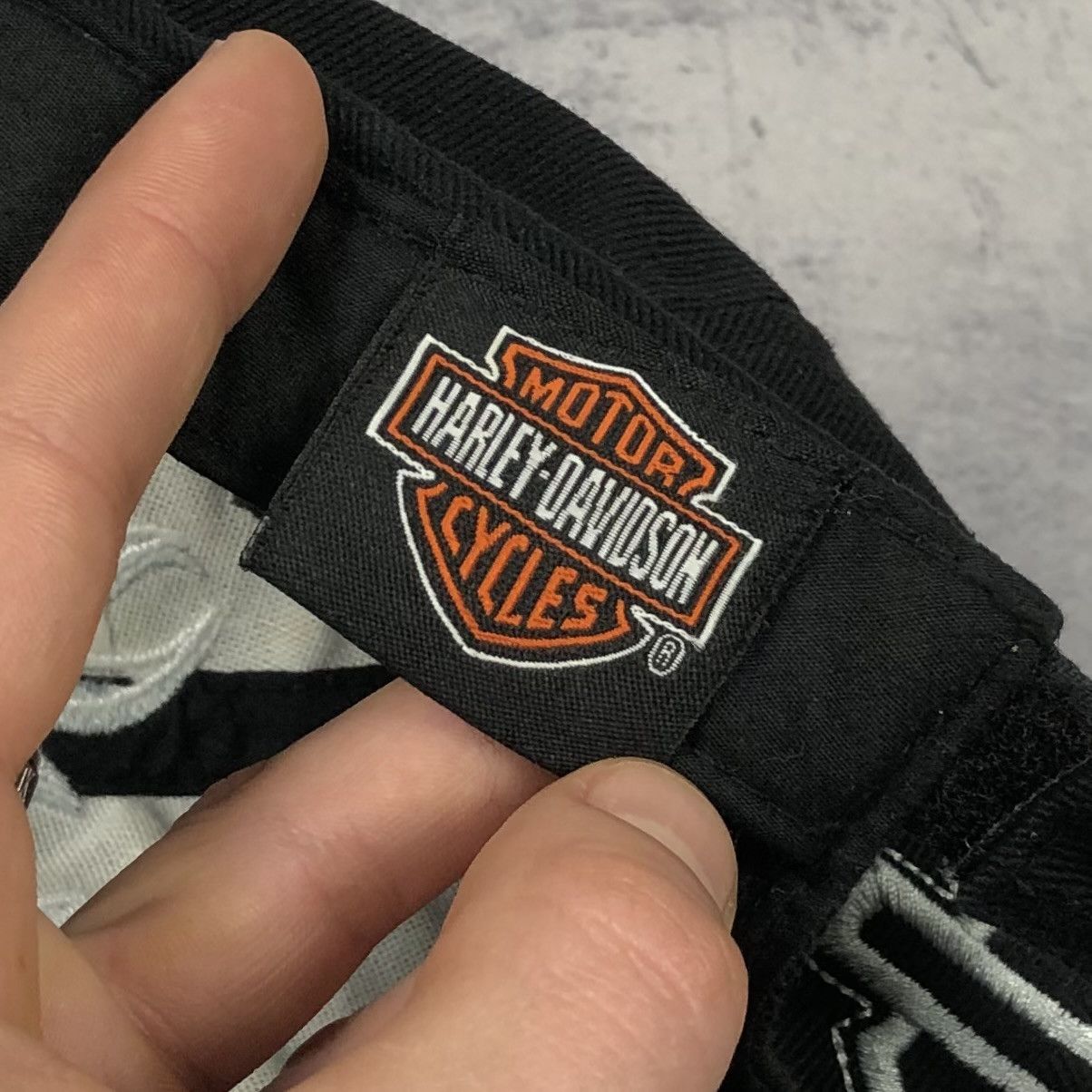 Harley Davidson Y2K Vintage Harley-Davidson Flame Fire Motorcycle Cap rare Size ONE SIZE - 8 Thumbnail
