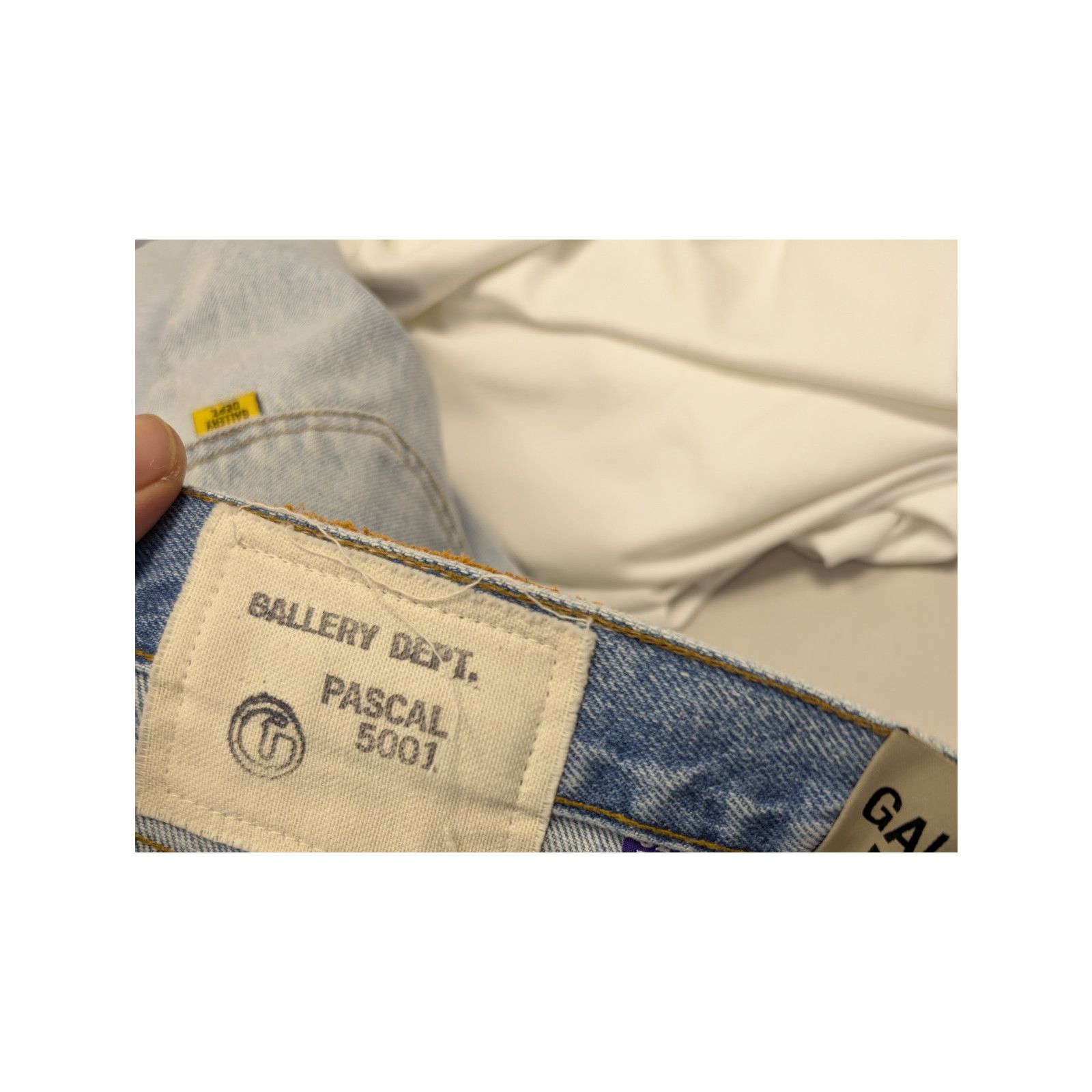 Gallery Dept. o1rshd1 Size: 34 x 32 / Pascal 5001 Straight-Leg Denim Jeans Size US 34 / EU 50 - 19 Thumbnail