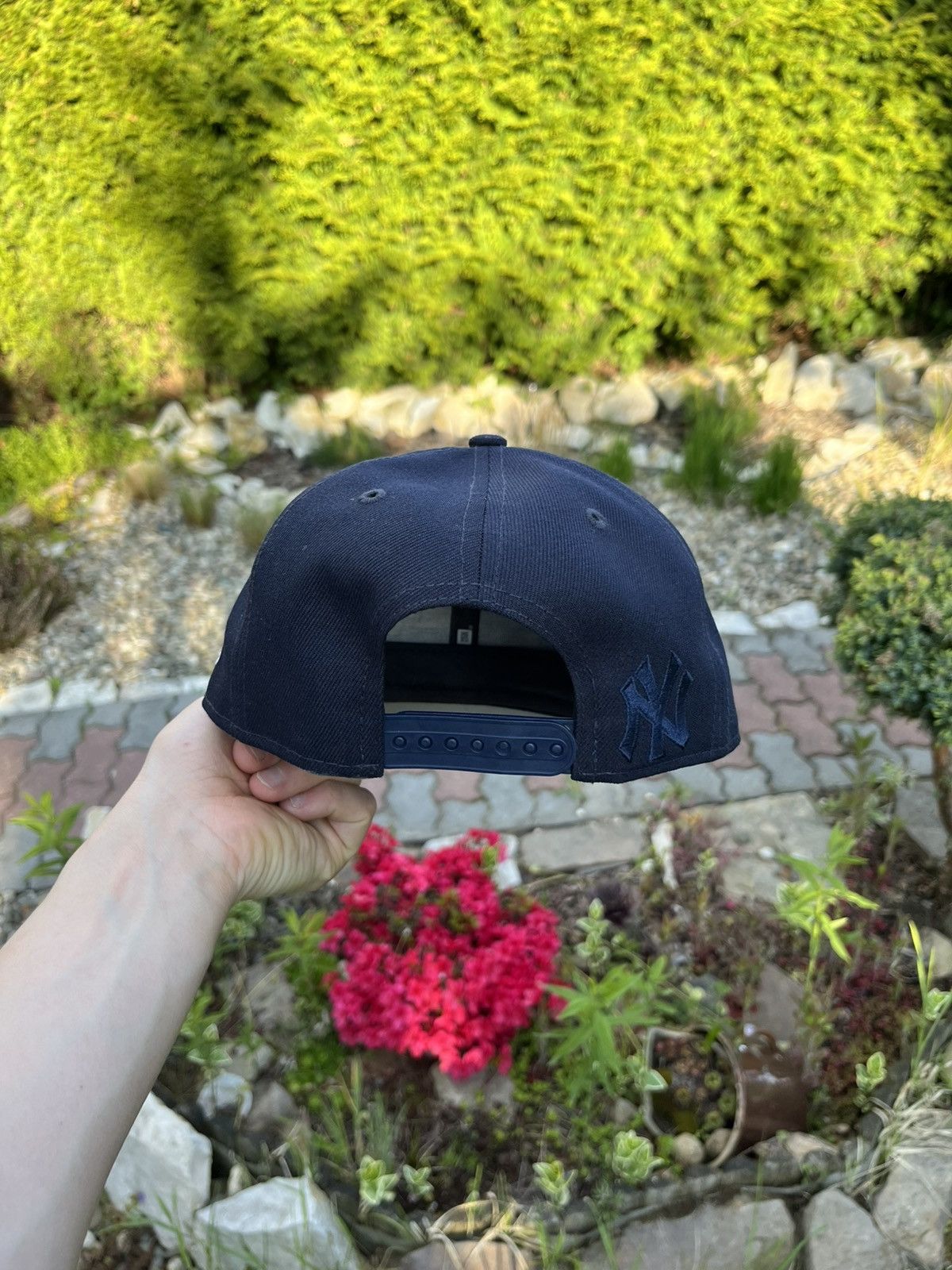 New Era × New York Yankees New era NYC New York Yankees snapback hat cap y2k big logo Size ONE SIZE - 10 Thumbnail
