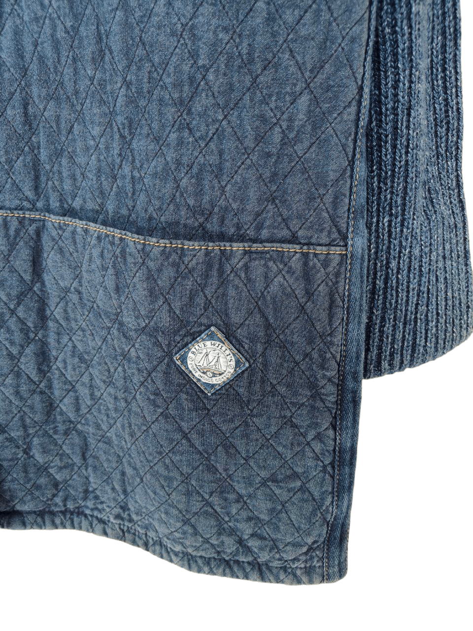 Vintage 💥LAST CALL💥 Blue Willi's Quilted Jacket Size US M / EU 48-50 / 2 - 7 Thumbnail