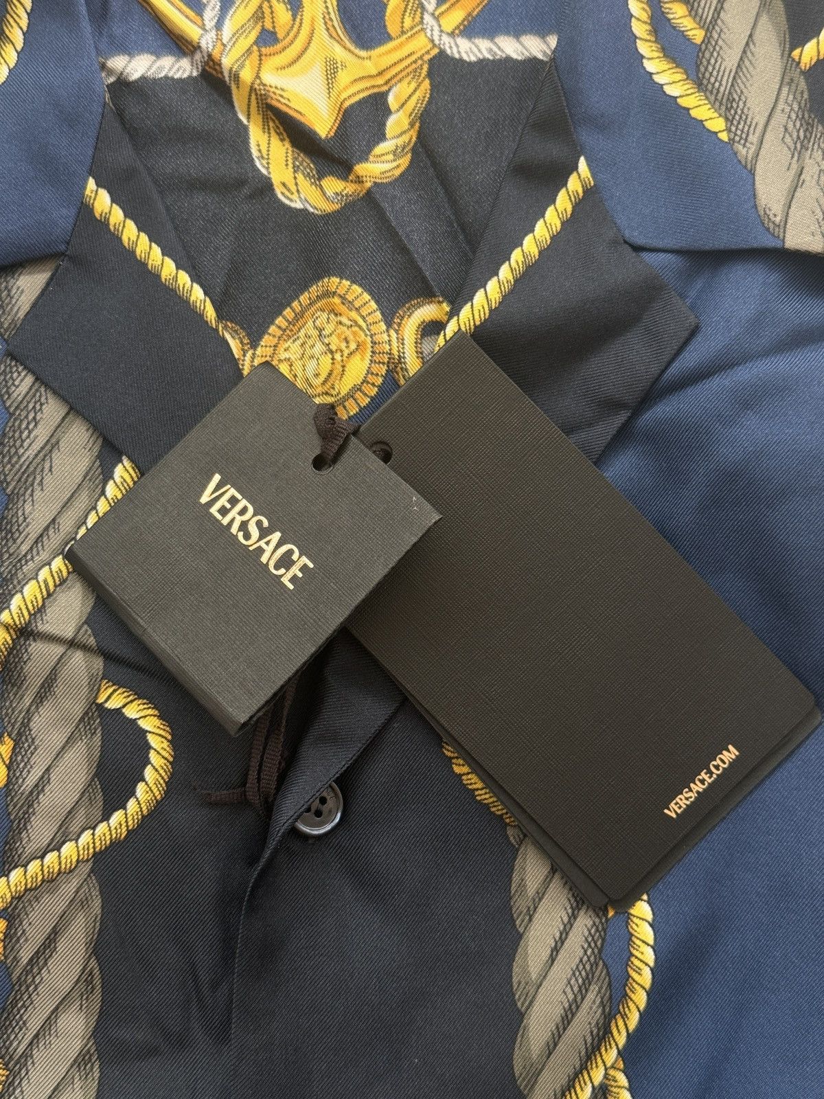 Designer × Versace VERSACE NAUTICAL PRINT SHIRT Size US M / EU 48-50 / 2 - 11 Thumbnail