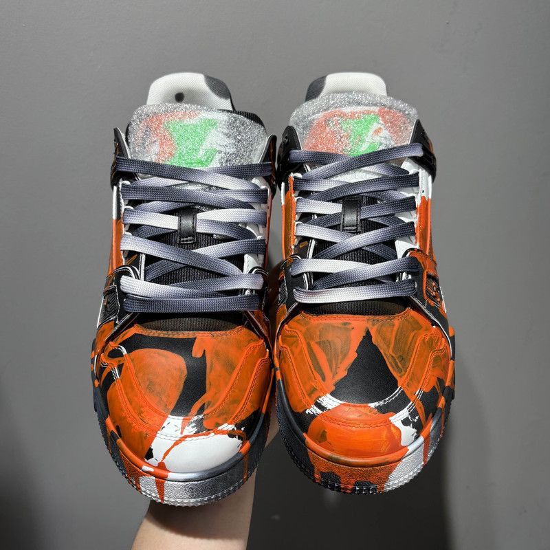 Louis Vuitton Louis Vuitton Trainer ART Collaboration Low Sneakers -2508 Size US 8 / EU 41 - 2 Thumbnail