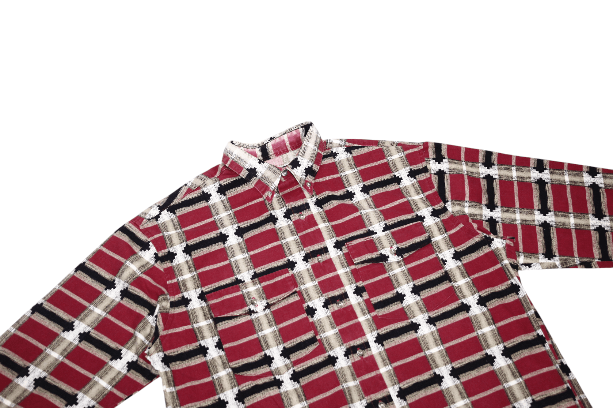 Wrangler VTG Wrangler X-Long Tails Bushpopper Western Shirt Size US L / EU 52-54 / 3 - 11 Thumbnail