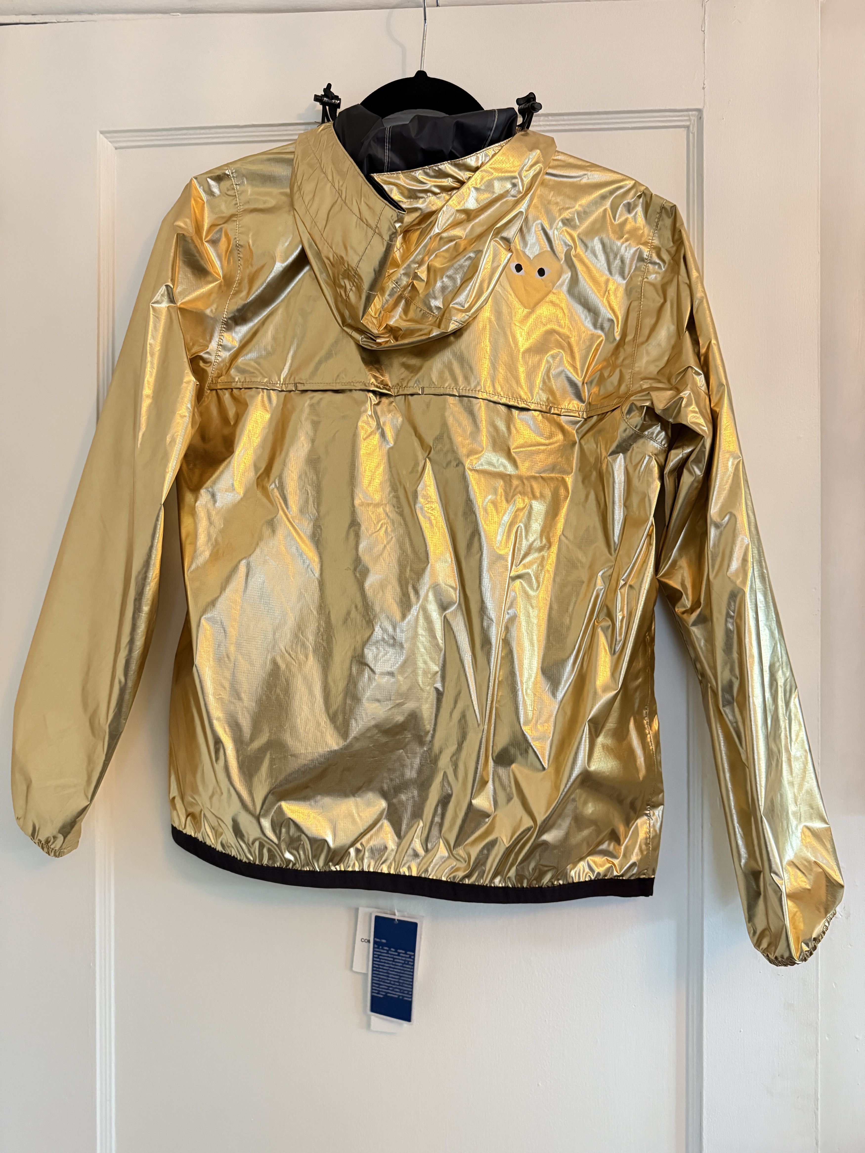 Comme des Garcons PLAY × K-Way Gold K-Way Edition Emblem Rain Jacket Size US XS / EU 42 / 0 - 5 Thumbnail