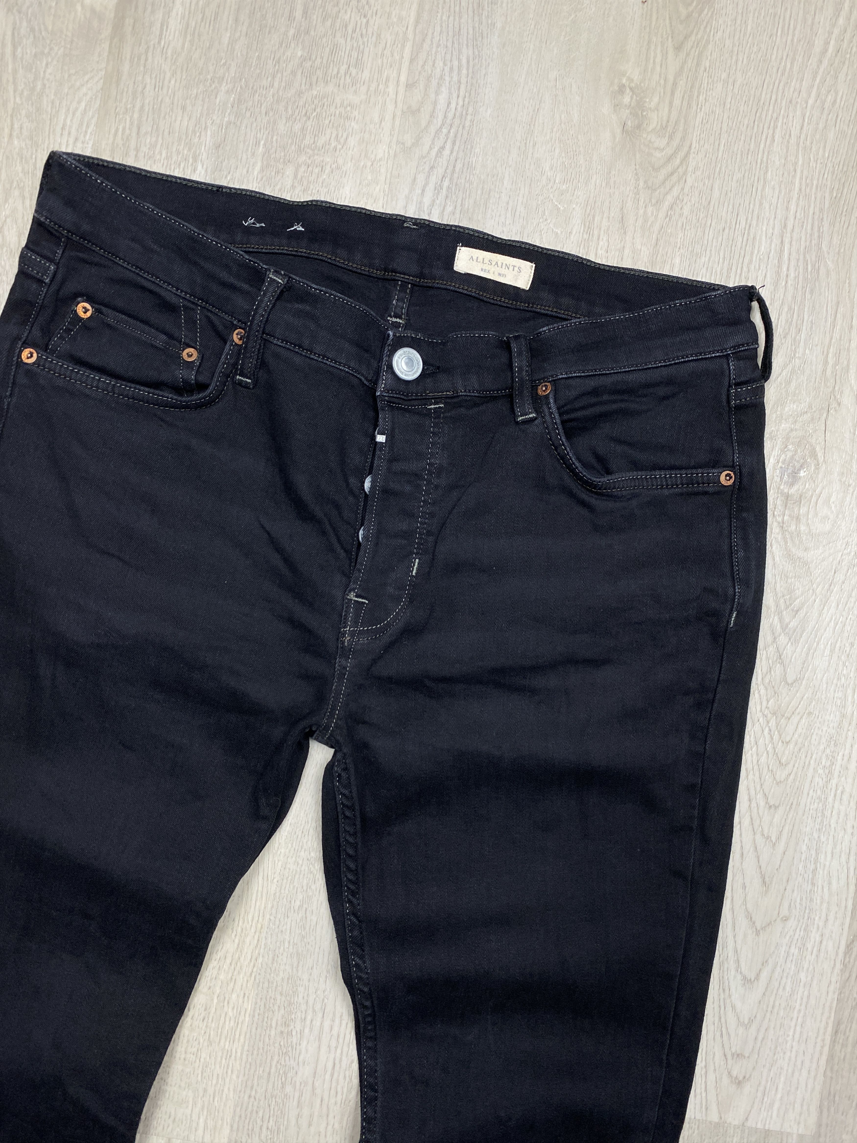 Allsaints Allsaints Balboa Rex Mens Denim Pants Jeans Size US 33 - 2 Thumbnail