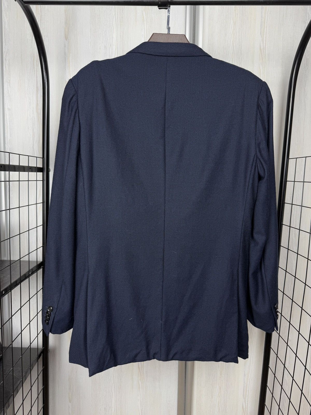 Ermenegildo Zegna Ermenegildo Zegna Milano Easy Navy Blue wool jacket blazer Size 46R - 7 Thumbnail