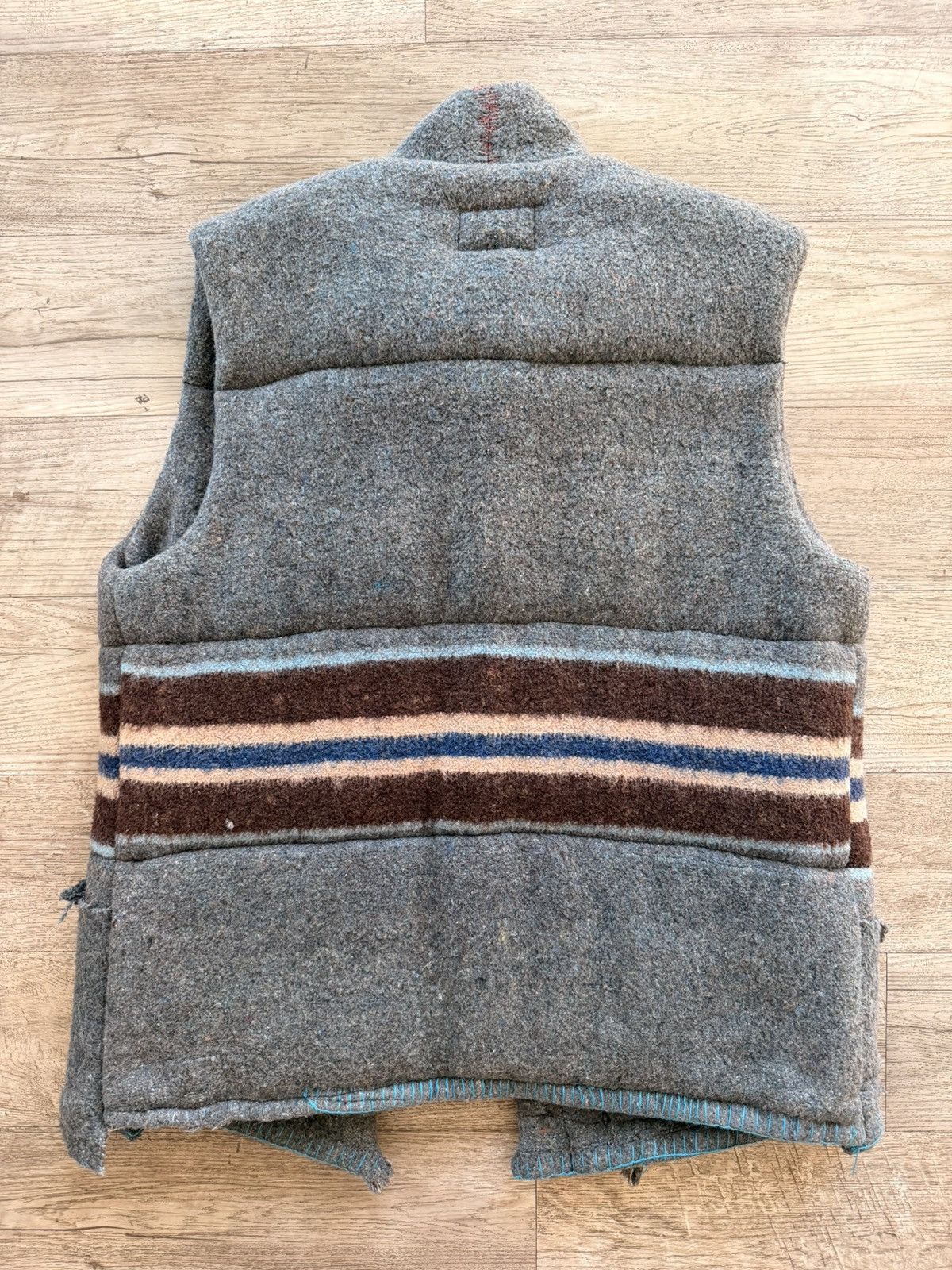 Greg Lauren 1 of 1 FW 2015 Outlaw Vintage Blanket Padded Vest Size US L / EU 52-54 / 3 - 2 Thumbnail
