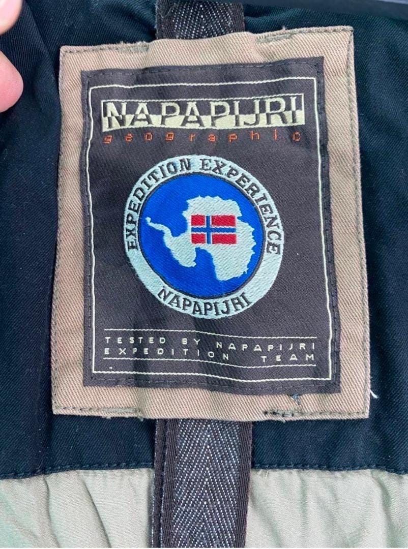 Napapijri × Vintage Rare Napapijri geographic melgaqo winter outdoor jacket Size US L / EU 52-54 / 3 - 6 Thumbnail