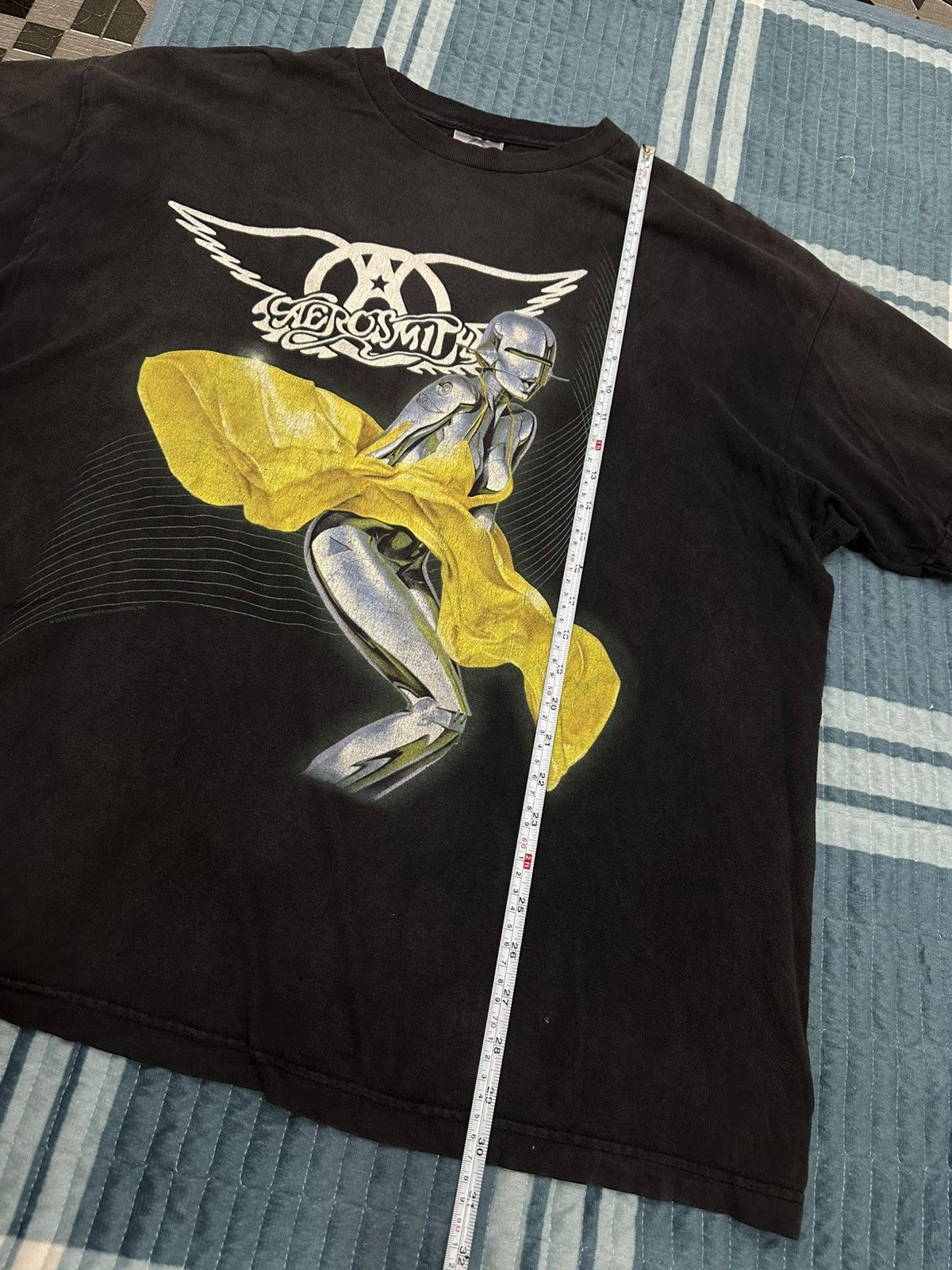 Club Sorayama Vintage 2001 Aerosmith Just Push Play By Hajime Sorayama Tee Size US XXL / EU 58 / 5 - 21 Thumbnail