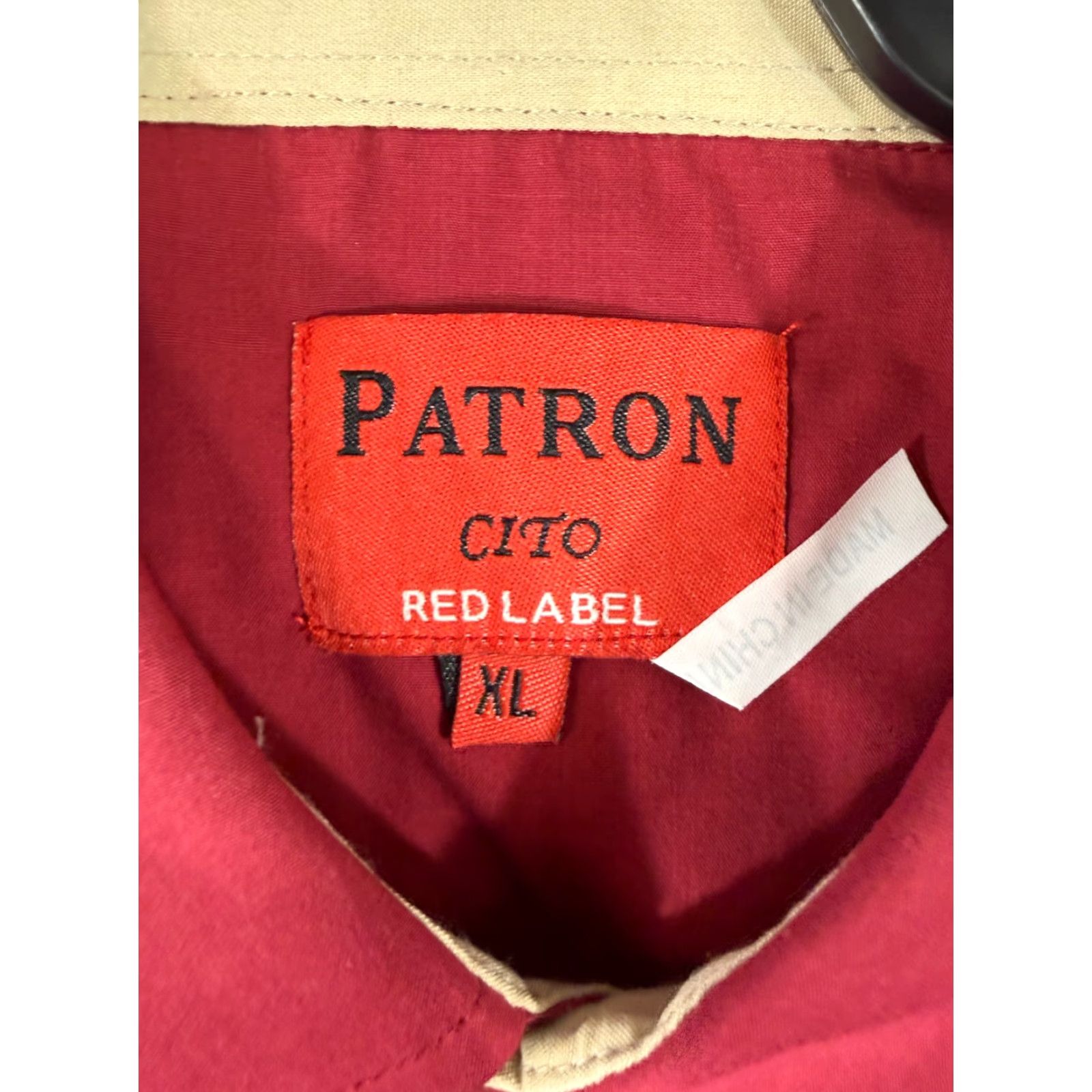 Vintage Patron Cito Red Label Western Shirt Mens XL Red Embroidered Pearl Snap NWT Size US XL / EU 56 / 4 - 7 Thumbnail