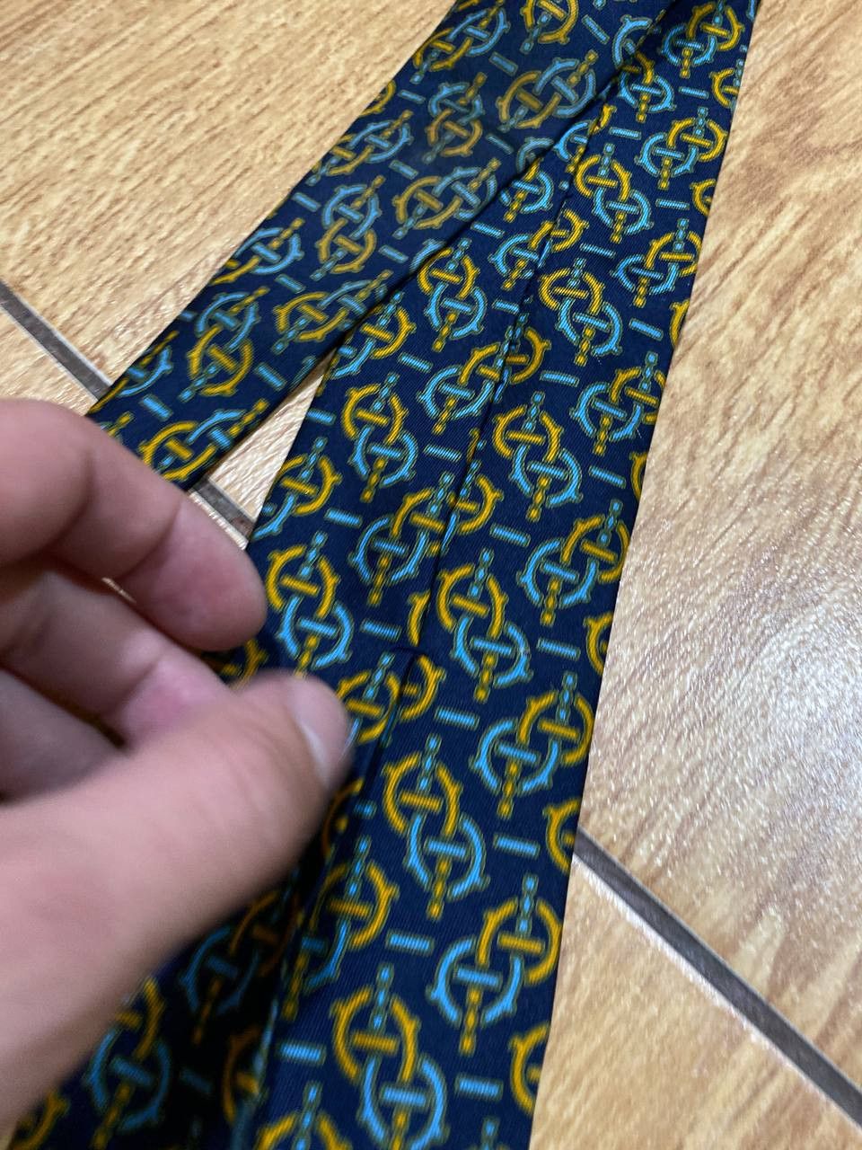 Dior Hype Tie Christian Dior Silk Monsieur Size ONE SIZE - 10 Thumbnail