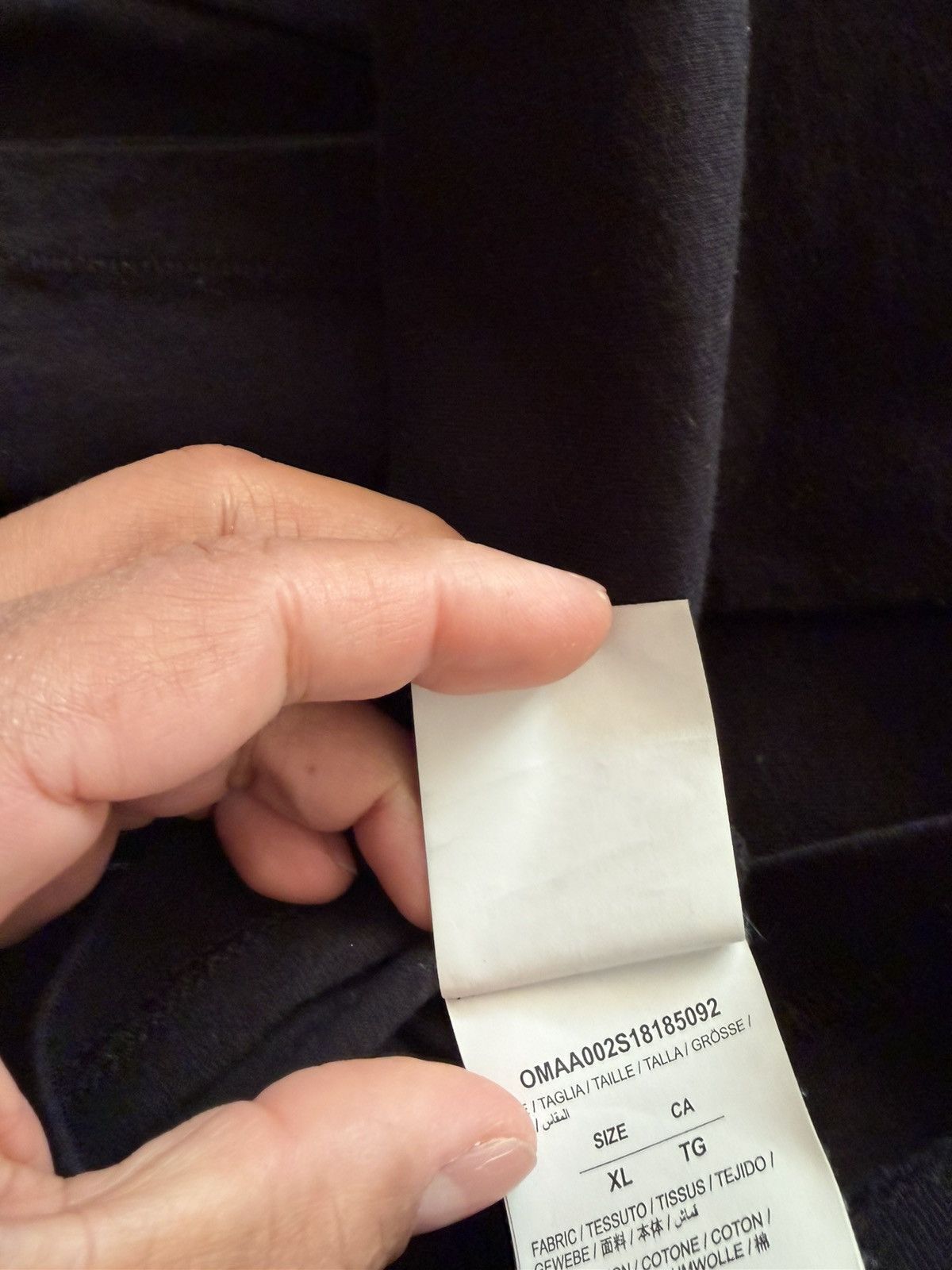 Off-White Off-White Temperature “Pharmaceuticals” Tee Black XL Size US XL / EU 56 / 4 - 7 Thumbnail