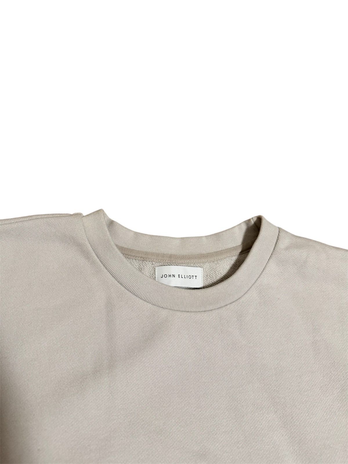 John Elliott 🔥John Elliott Beach Crew 2 Cotton-Jersey Sweatshirt/Pullover Size US XL / EU 56 / 4 - 4 Thumbnail