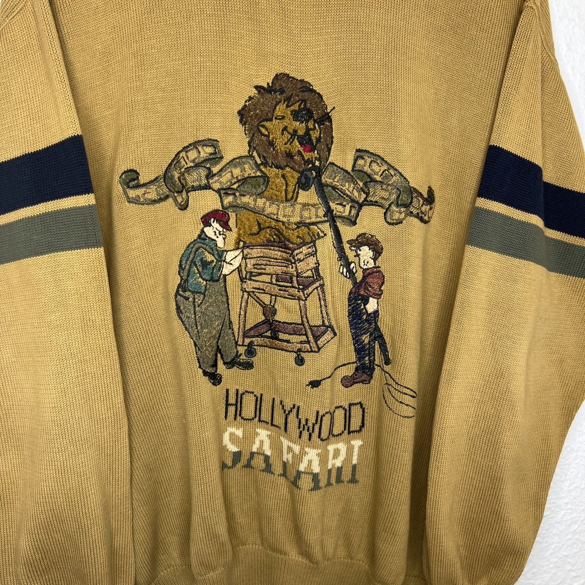 Iceberg Vintage Iceberg Hollywood Safari Jumper Sweater Knitwear Size US L / EU 52-54 / 3 - 5 Thumbnail