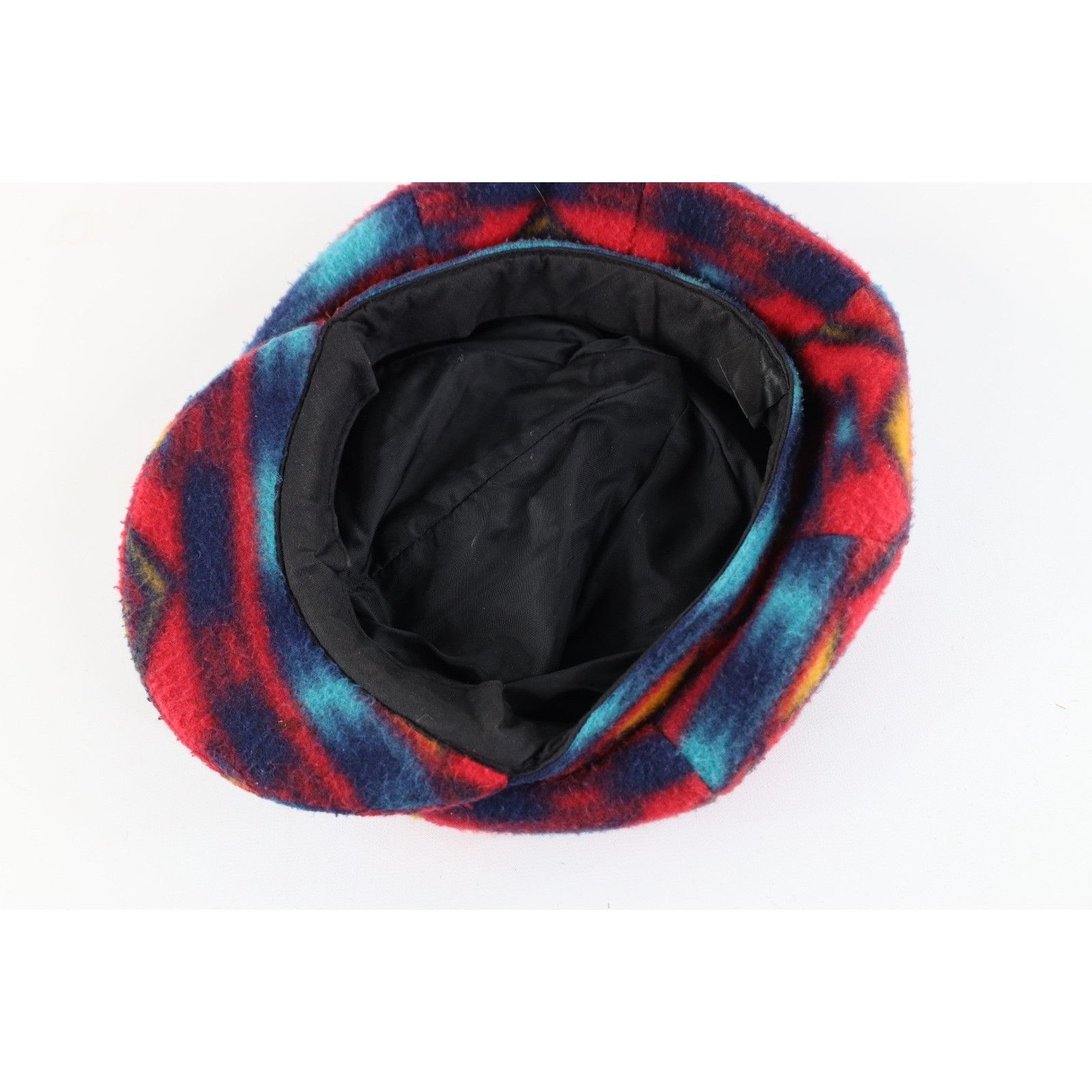 Vintage Vintage 90s Streetwear Rainbow Fleece Newsboy Cabbie Hat Size ONE SIZE - 6 Thumbnail