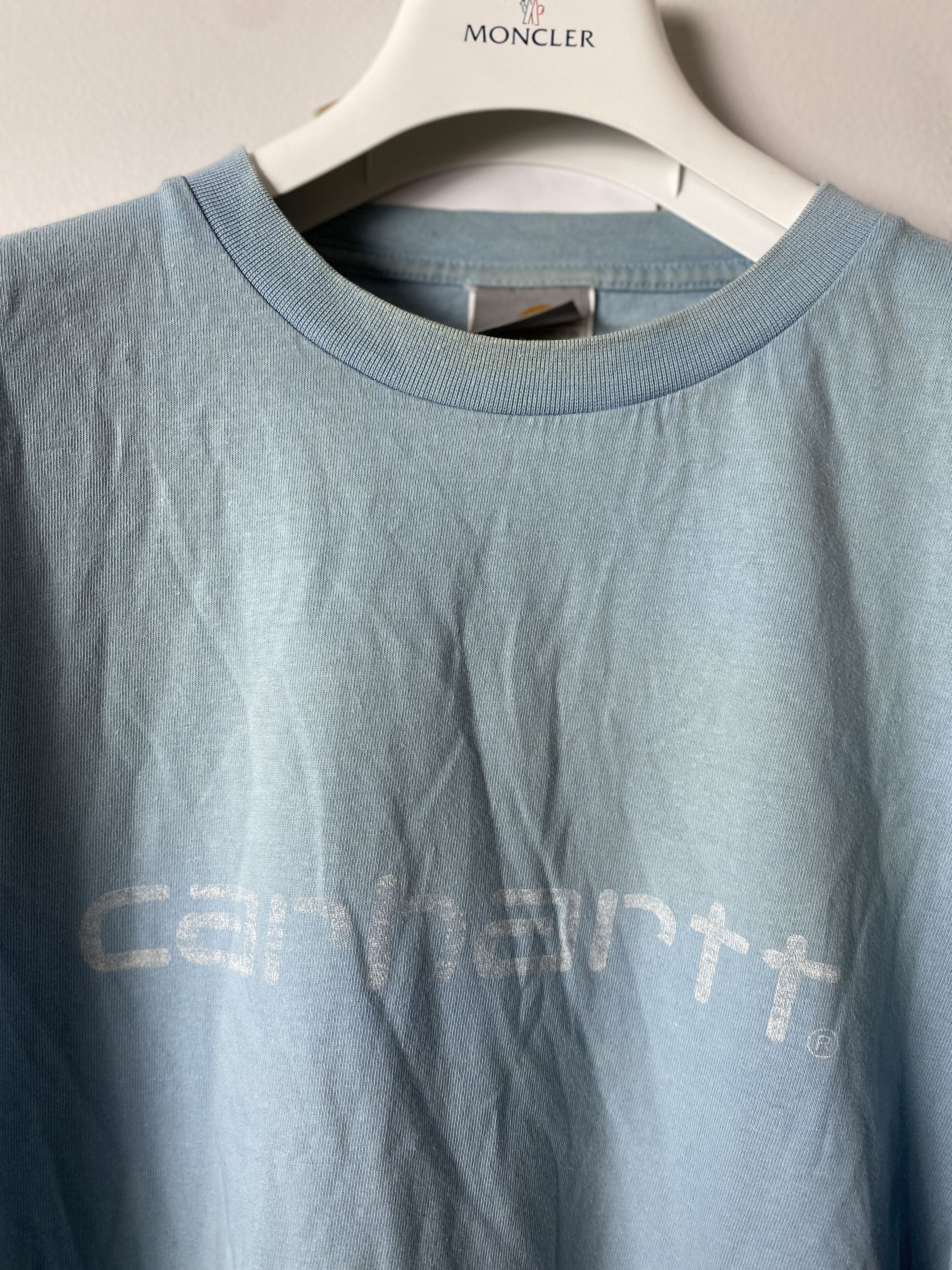 Carhartt Carhartt big logo t-shirt tee printed skate rap hip hop Size US XL / EU 56 / 4 - 2 Thumbnail