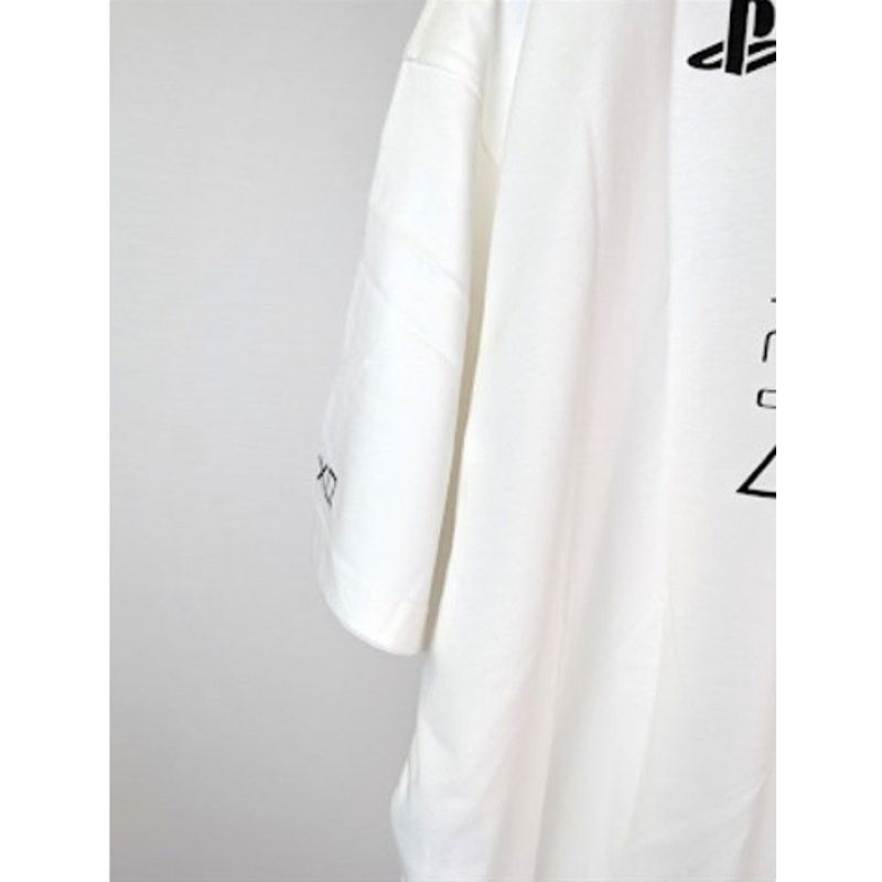 Balenciaga × Playstation o1rshd1 5 Boxy Logo T-Shirt in White / Black Size US XL / EU 56 / 4 - 12 Thumbnail