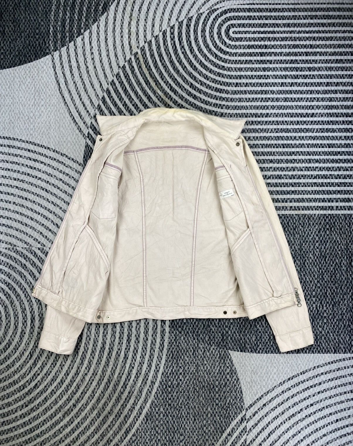 SHIPS SHIPS Jet Blue Multipocket Zipper Jacket Size US M / EU 48-50 / 2 - 6 Thumbnail