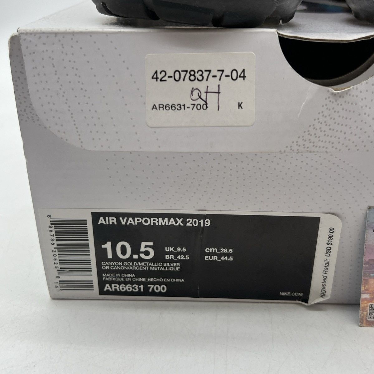 Nike Air VaporMax canyon gold Size US 10.5 / EU 43-44 - 6 Thumbnail