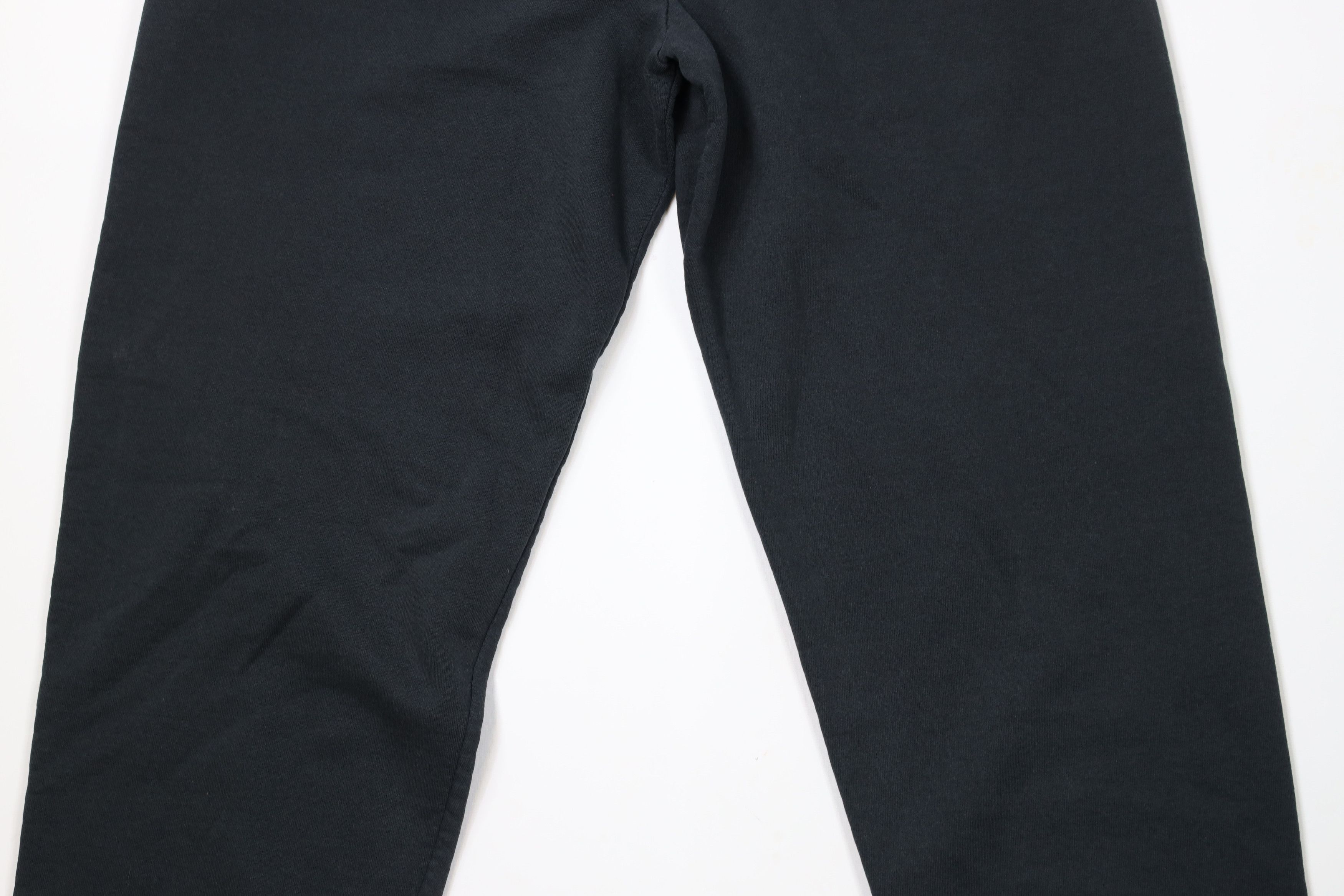 Vintage Vintage 90s Streetwear Blank Sweatpants Pants Black Size US 34 / EU 50 - 12 Thumbnail