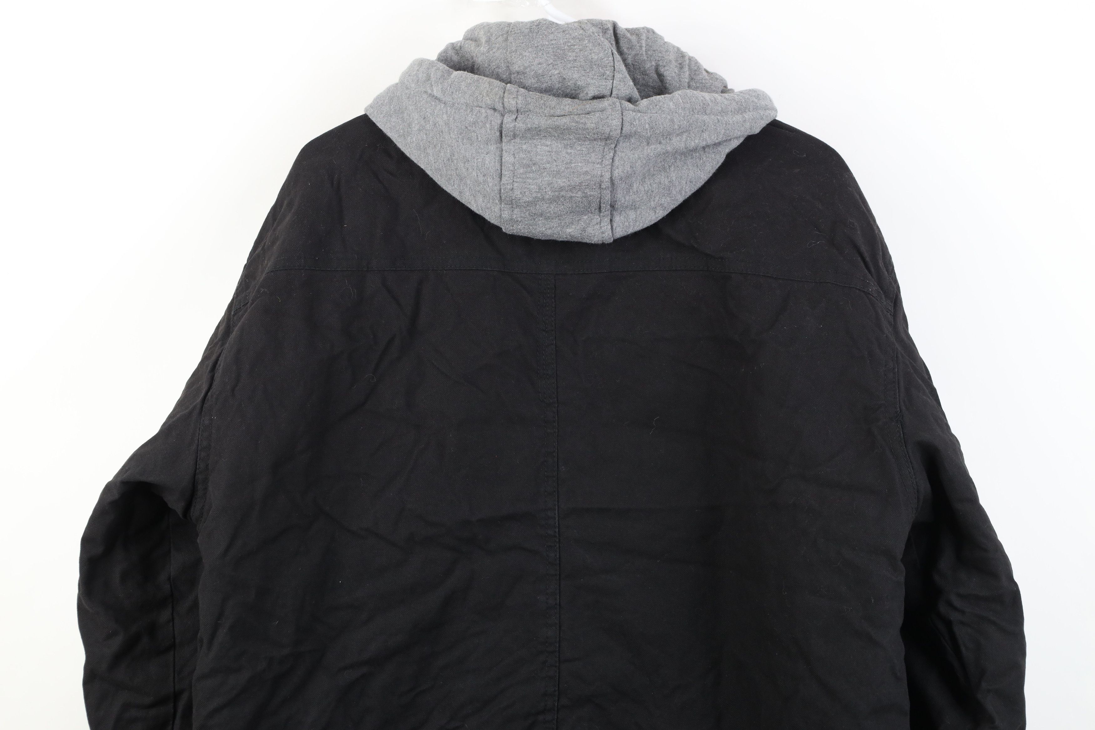 Dickies Vintage Dickies Hooded Canvas Button Shirt Jacket Jac Shirt Size US XL / EU 56 / 4 - 15 Thumbnail