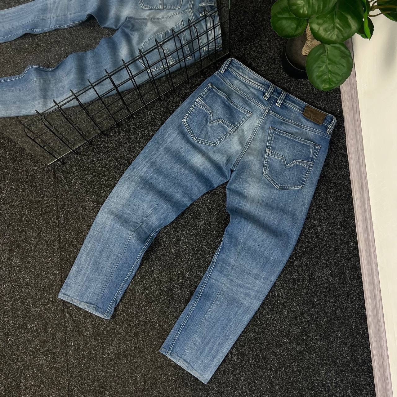 Diesel Diesel denim jeans stretch pants luxury style slim old money Size US 31 - 1 Thumbnail