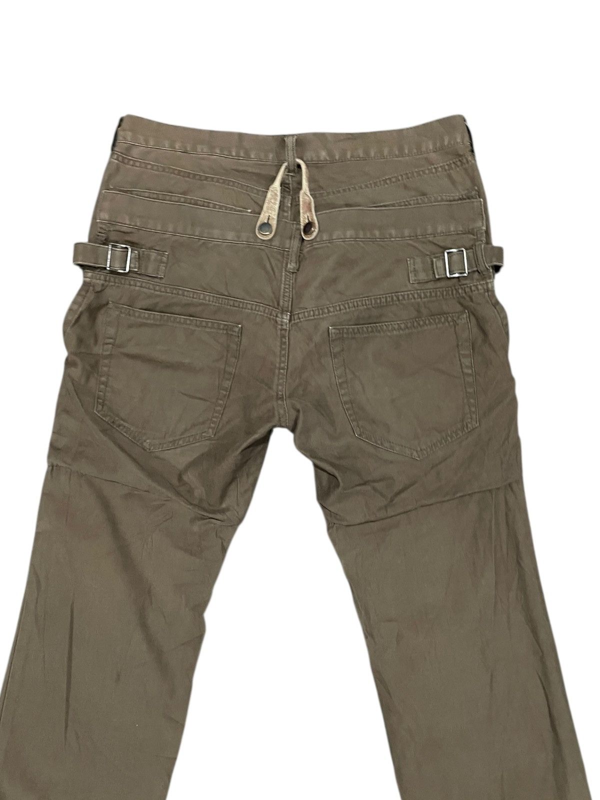 If Six Was Nine PPFM Double Waist Punk Rock Pants Size US 32 / EU 48 - 3 Thumbnail