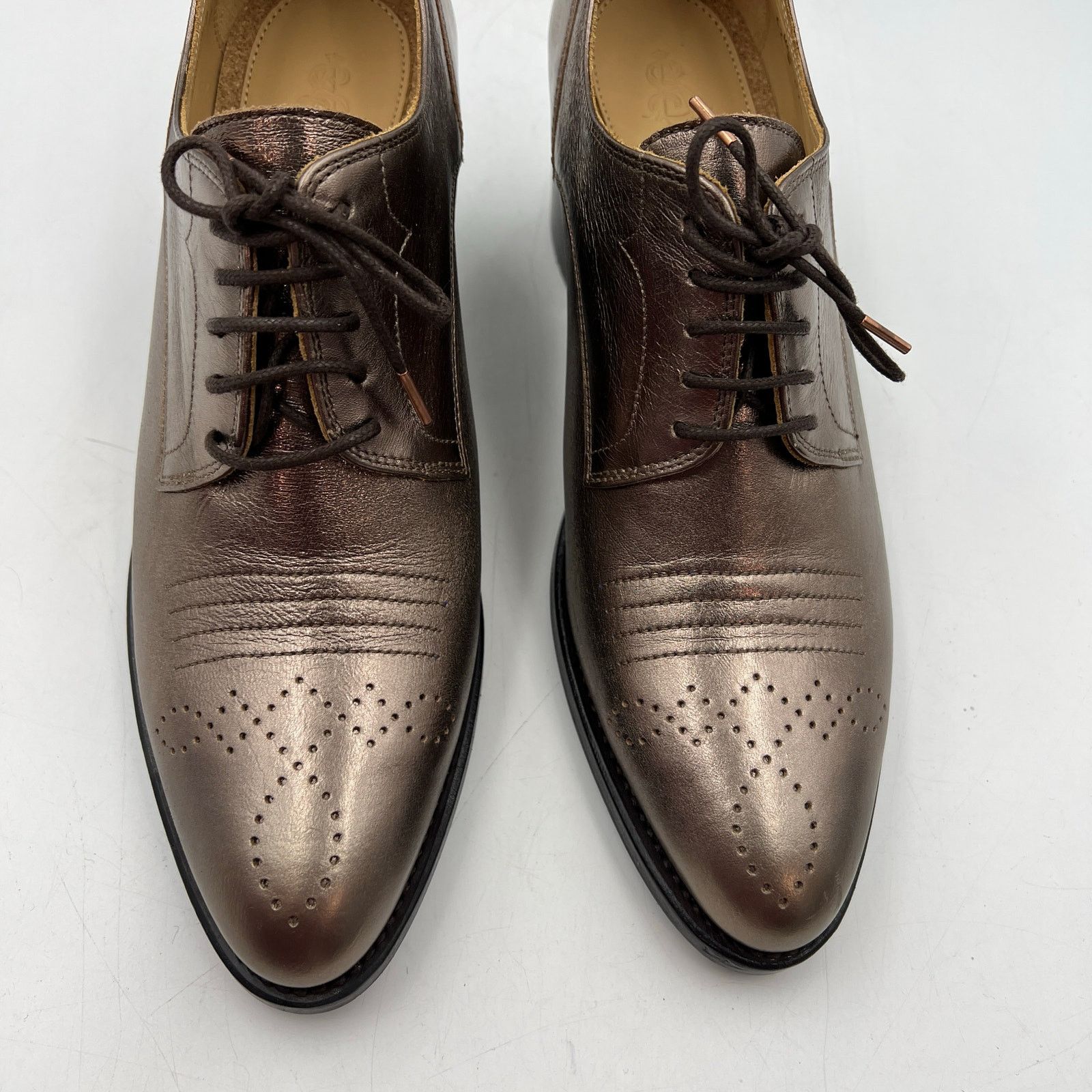 Other The Office of Angela Scott Miss Button Heeled Oxfords Size US 12 / IT 42 - 8 Thumbnail