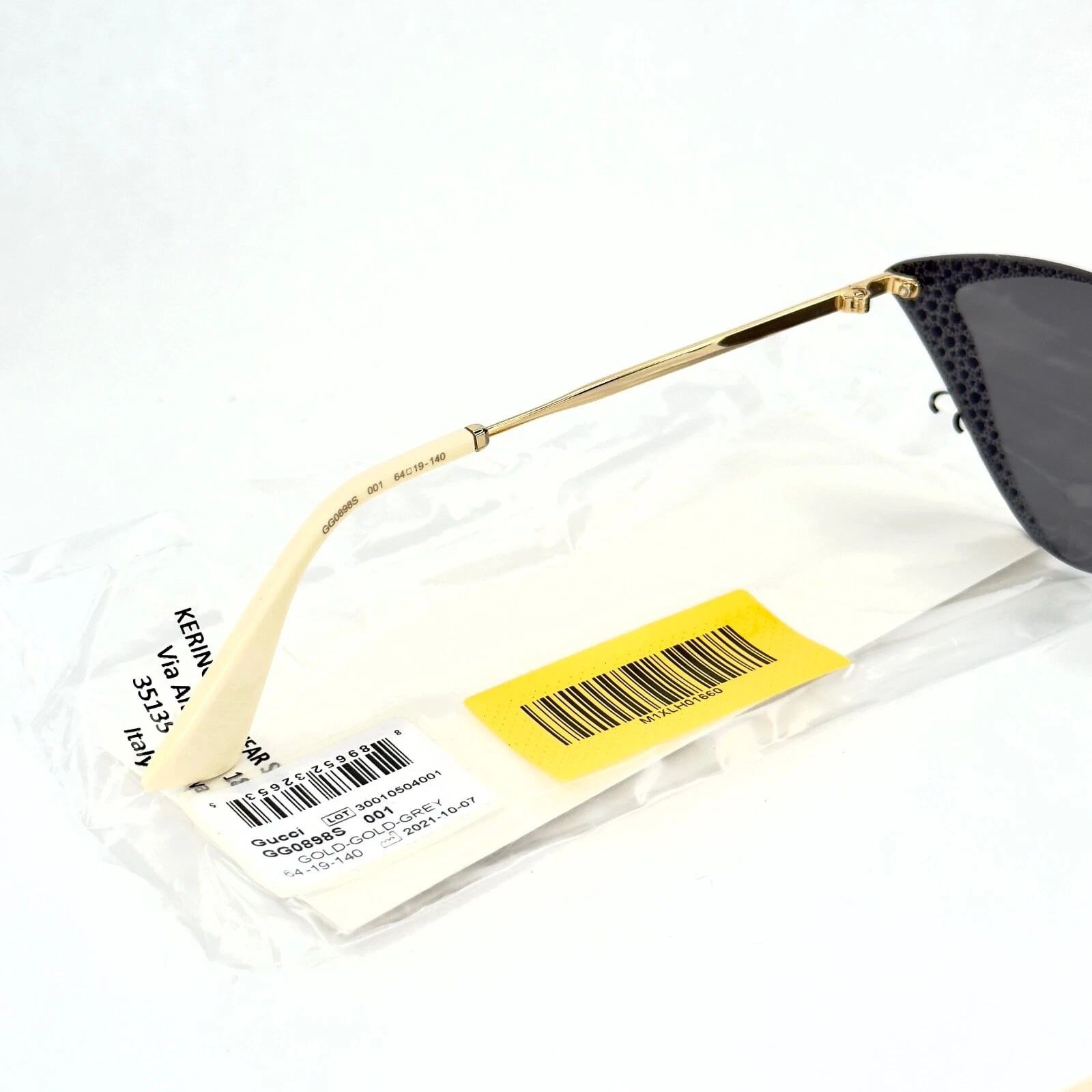 Gucci GUCCI Gg0898S Hollywood Forever 0898 Gold 001 Sunglasses Size ONE SIZE - 2 Thumbnail