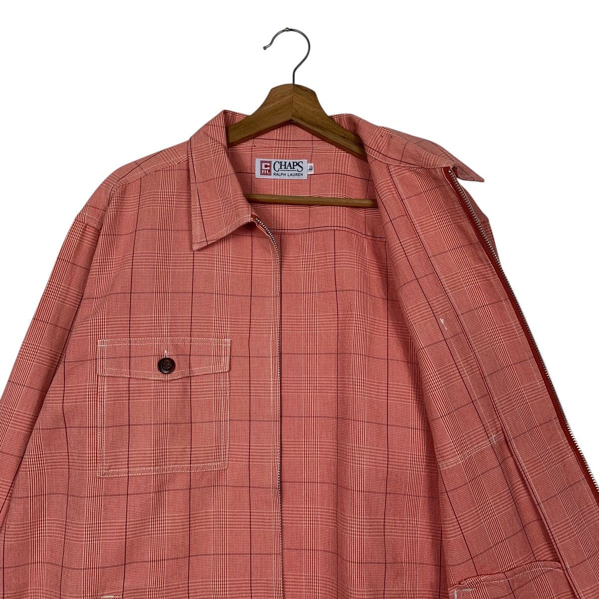 Chaps Ralph Lauren Chaps Ralph Lauren Tartan Zipper Jacket Size US L / EU 52-54 / 3 - 10 Thumbnail