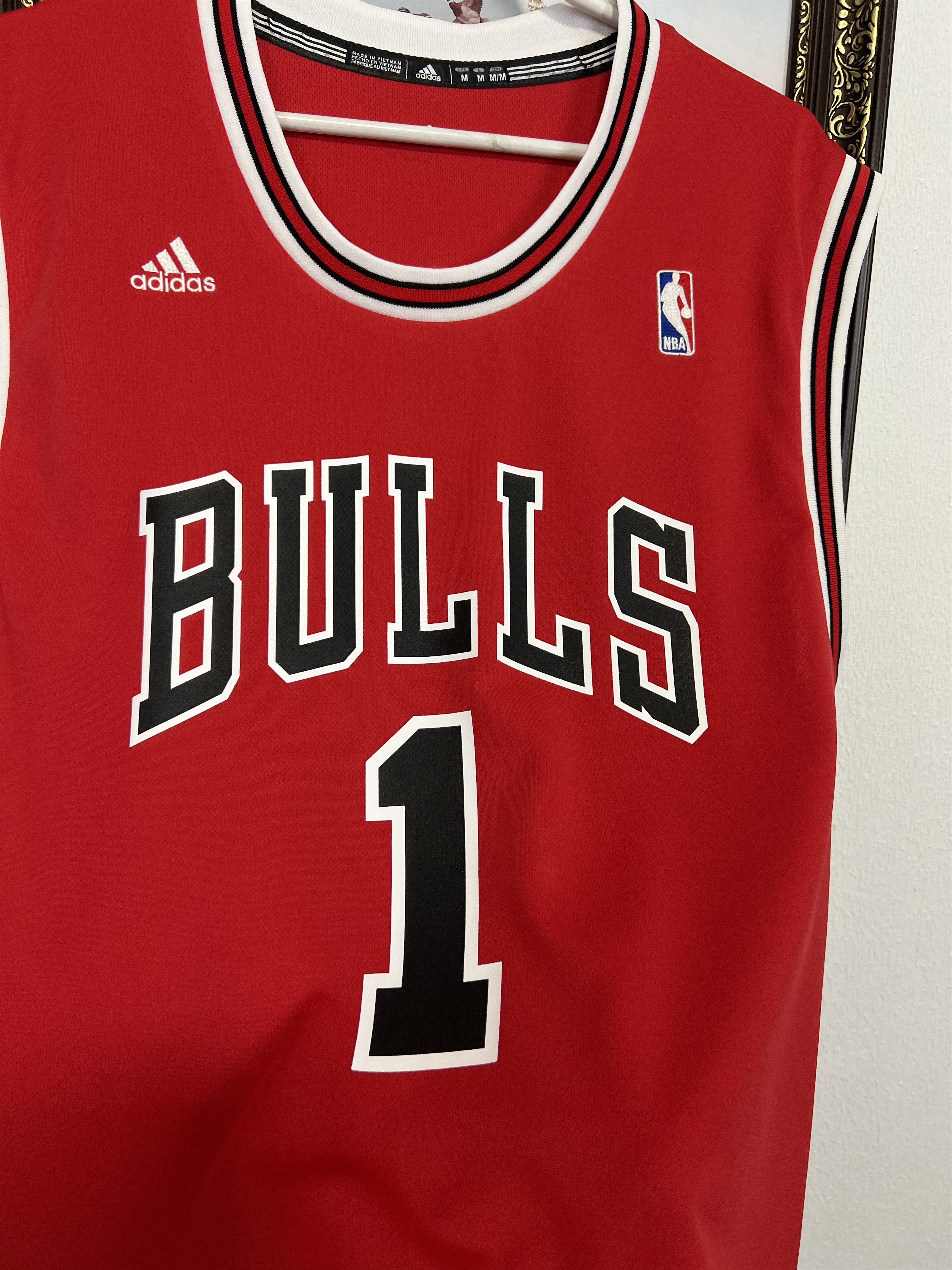Adidas Vintage Chicago Bulls Derrick Rose #1 NBA Jersey Trikot Size US M / EU 48-50 / 2 - 3 Thumbnail