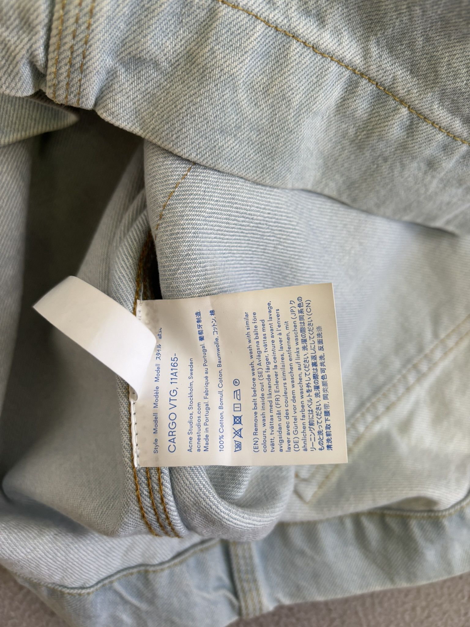 Acne Studios Acne Studios Blå Konst Denim Tunic size 32 Size XXS / US 00 / IT 34 - 20 Thumbnail